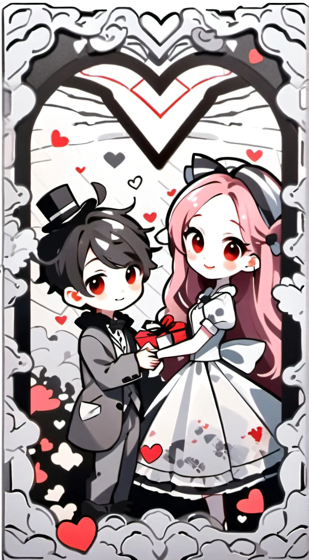 ai character: 🌸TBHK🌸 background