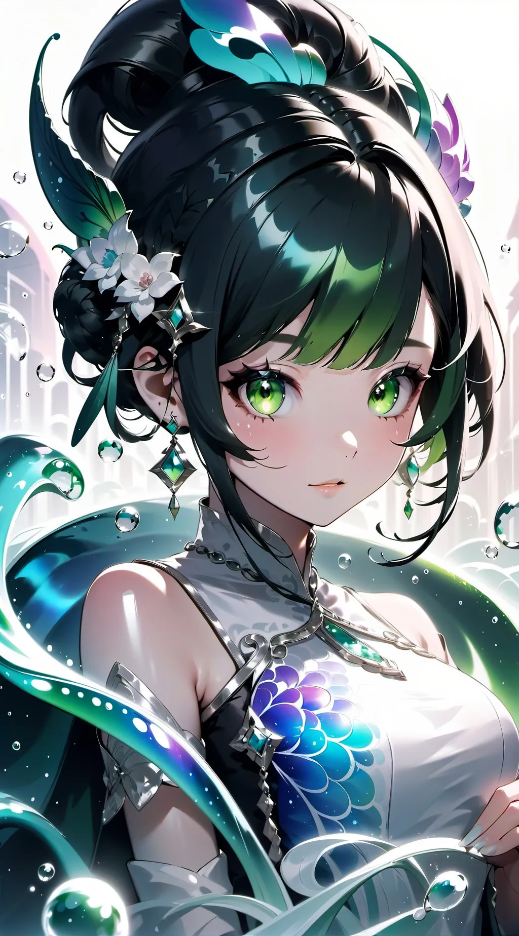 ai character: Kelly Waterhouse background