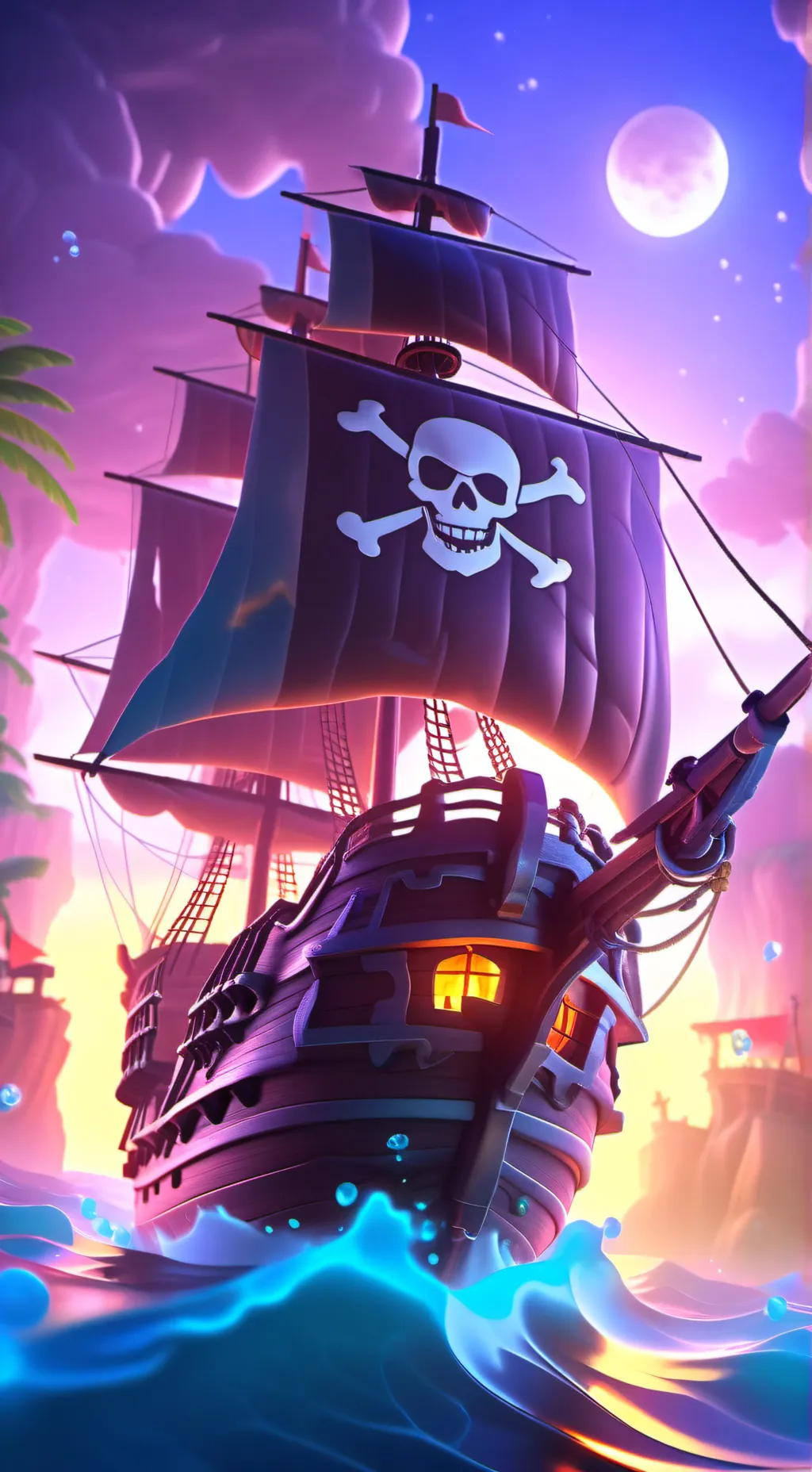 ai character: Straw Hat Pirates background