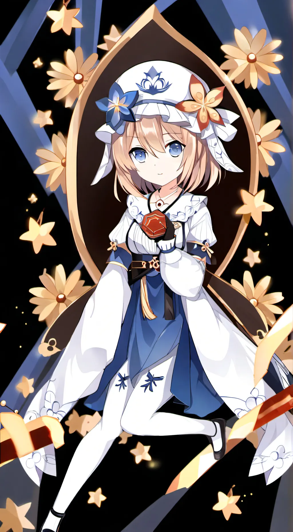 ai character: Blanc background