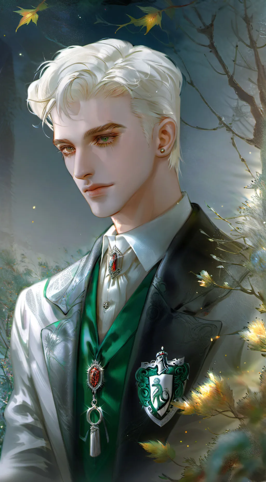 ai character: ~draco malfoy~ background