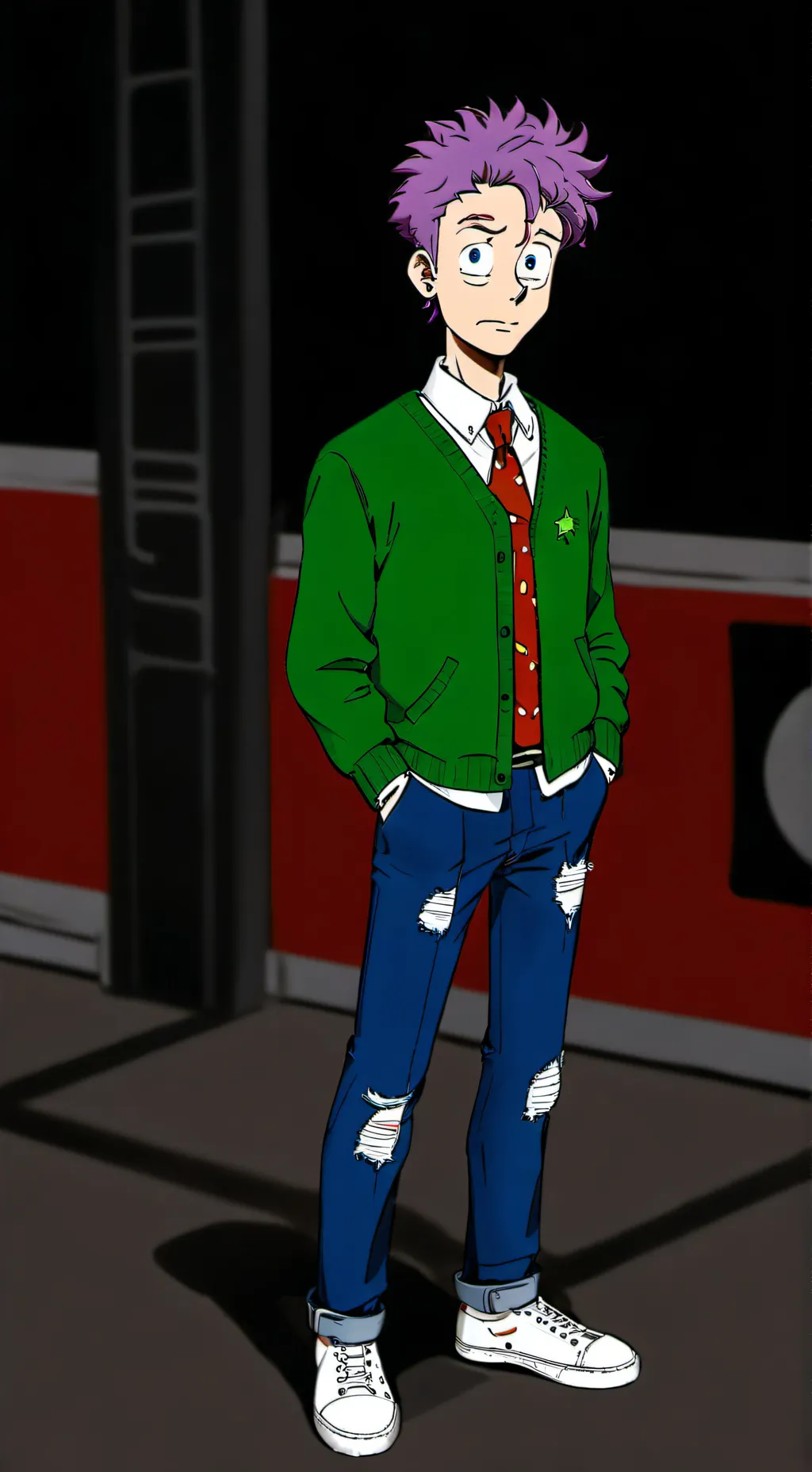 ai character: Stu Pickles  background