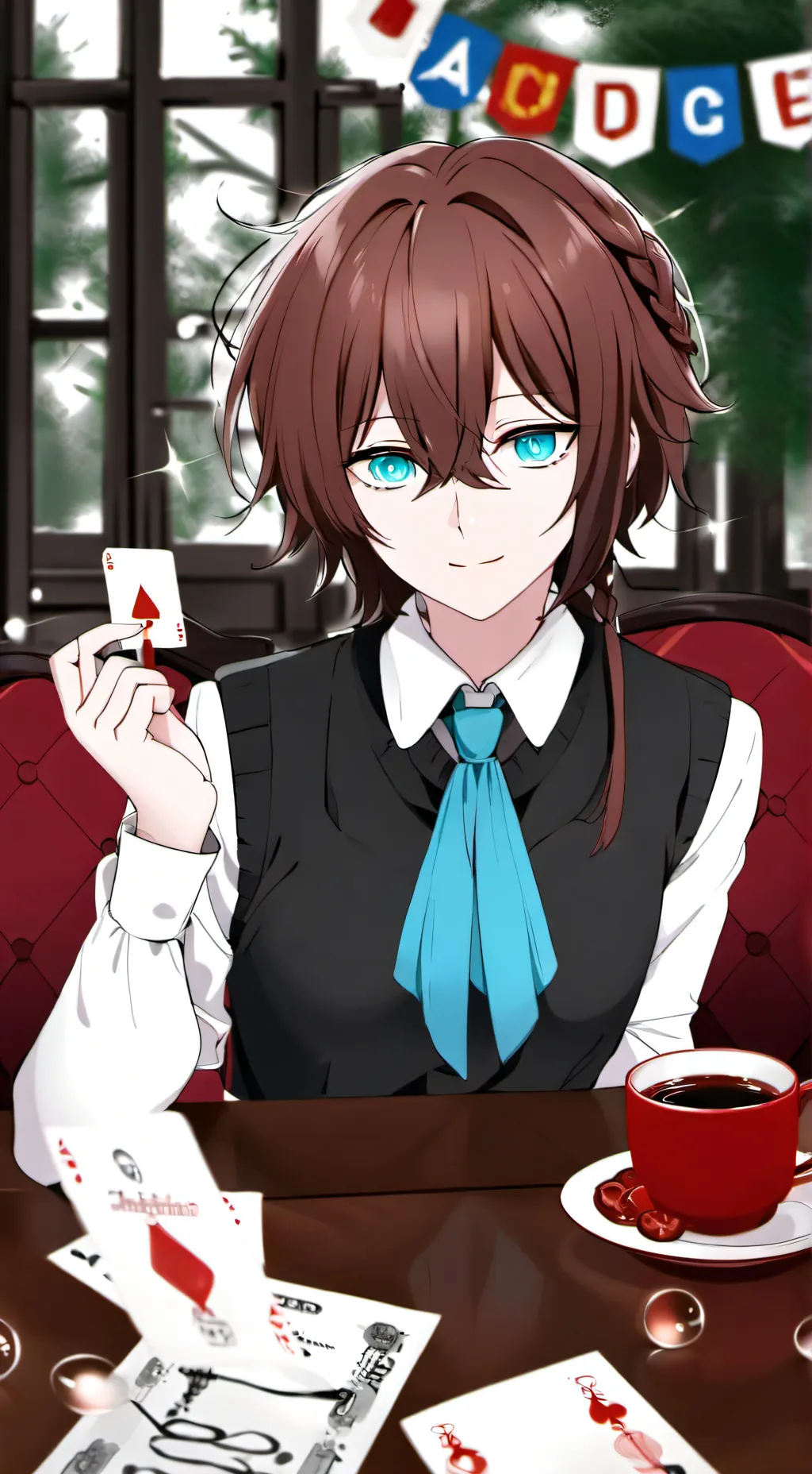 ai character: ☾︎Киро☾︎ background