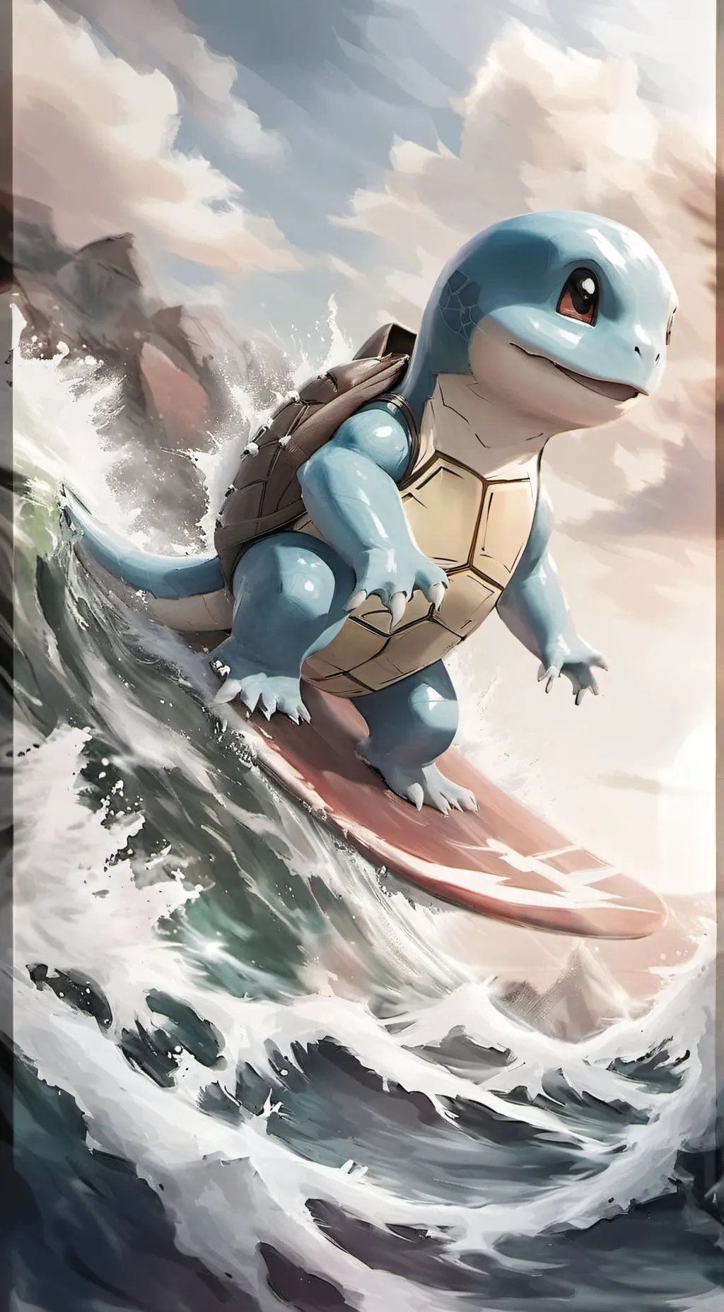 ai character: Squirtle background