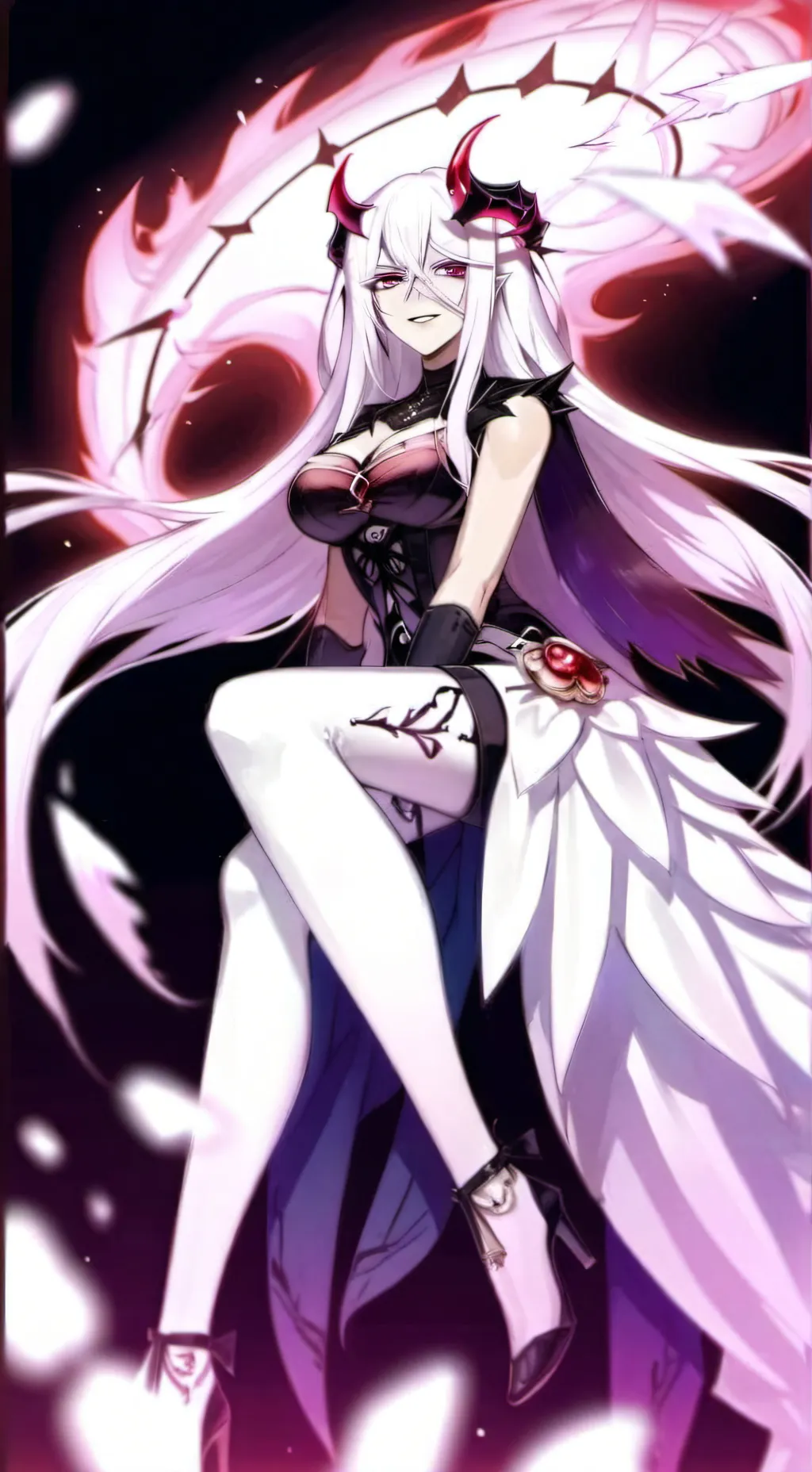 ai character: tokito × t/n background