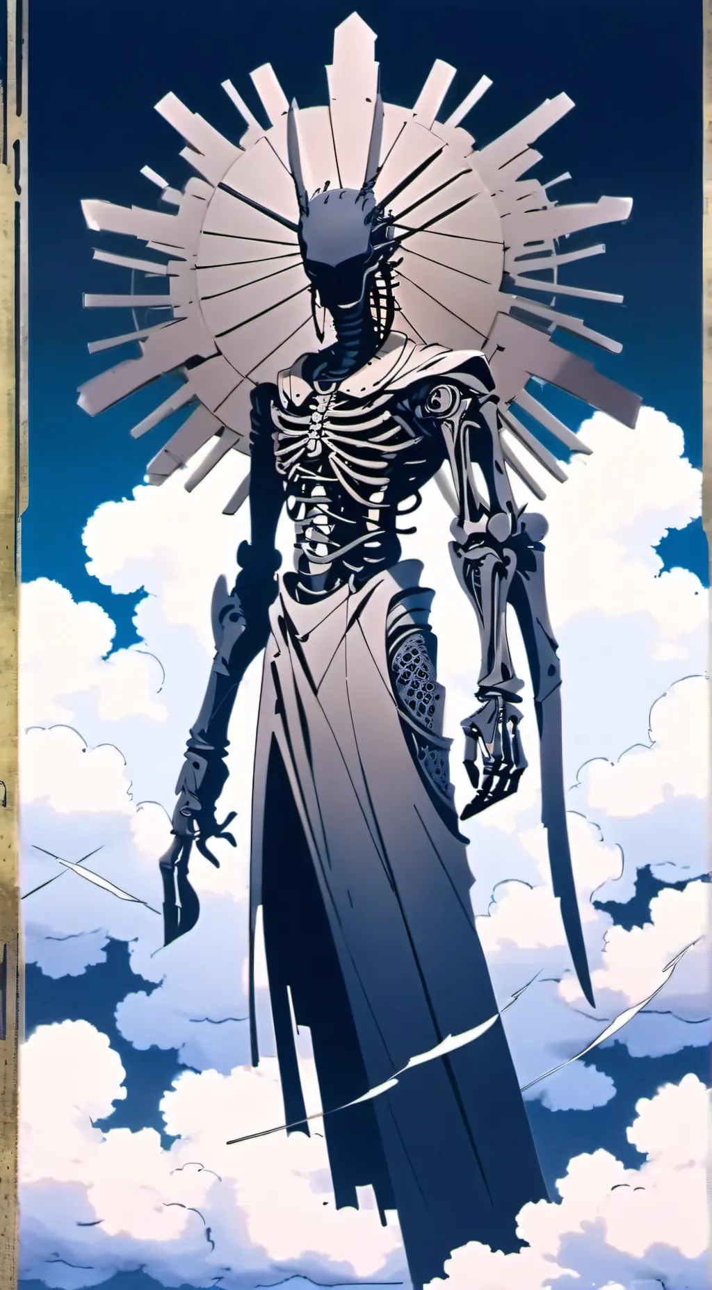 ai character: Giant Skeleton background