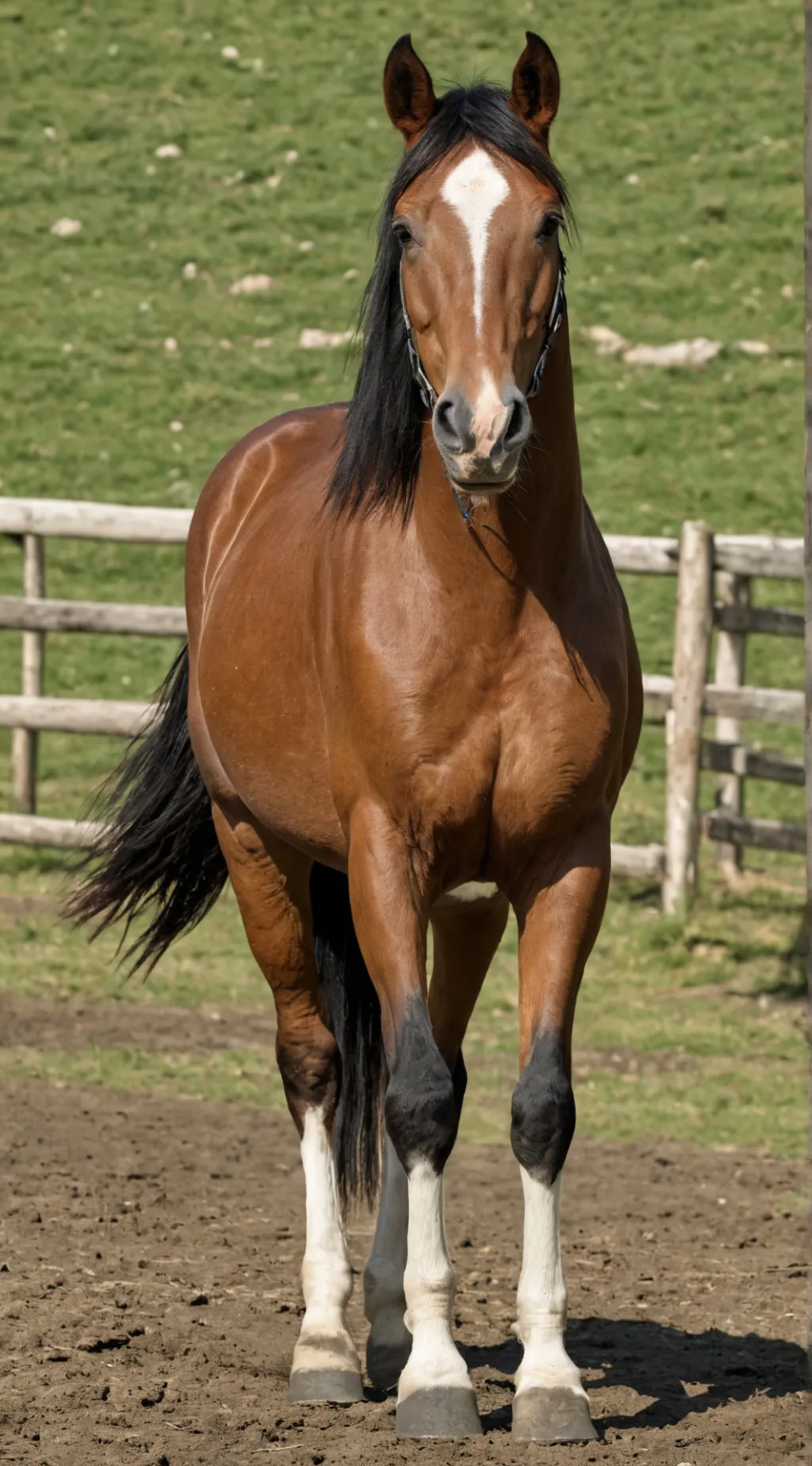 ai character: horse background