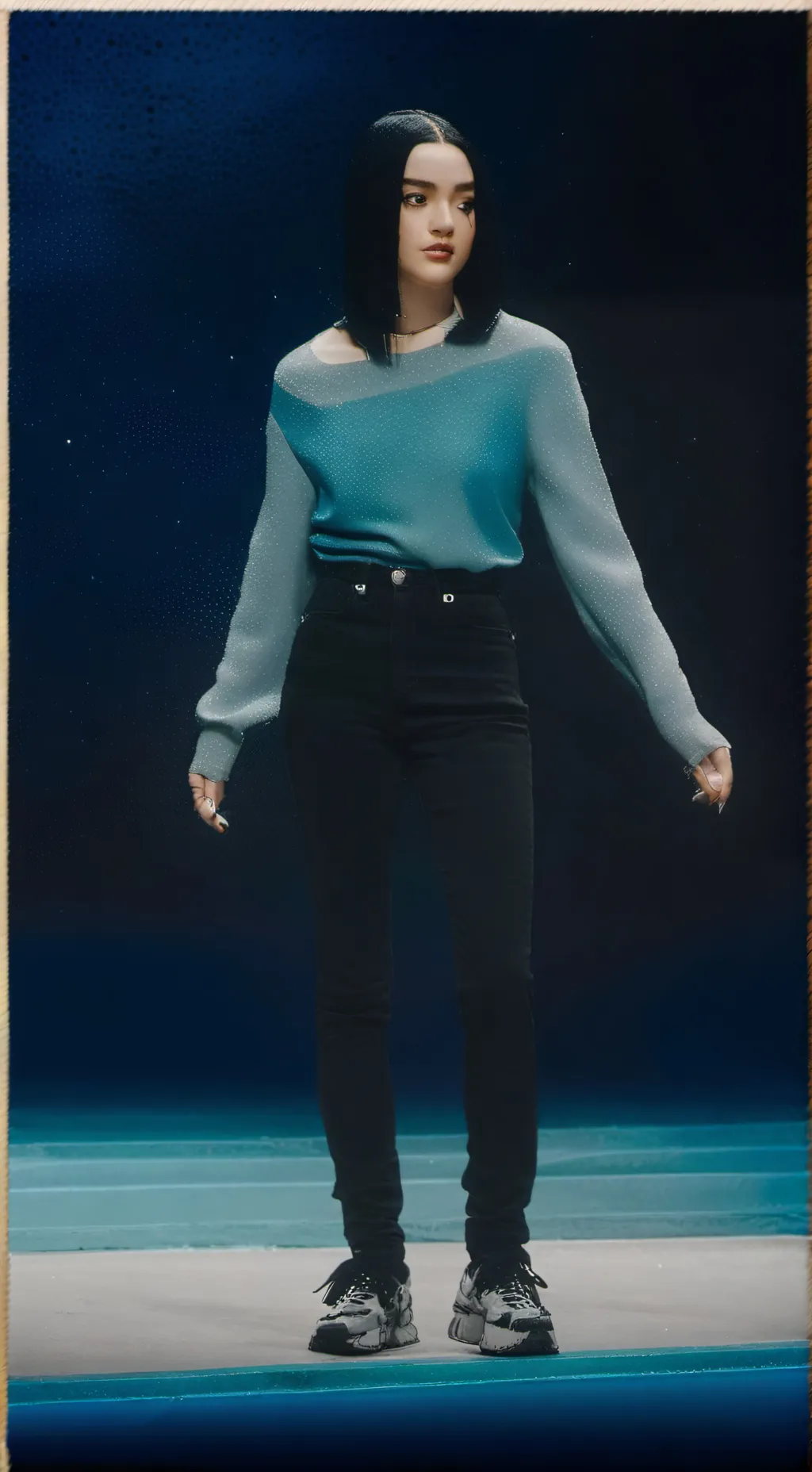 ai character: Finish the lyrics! background