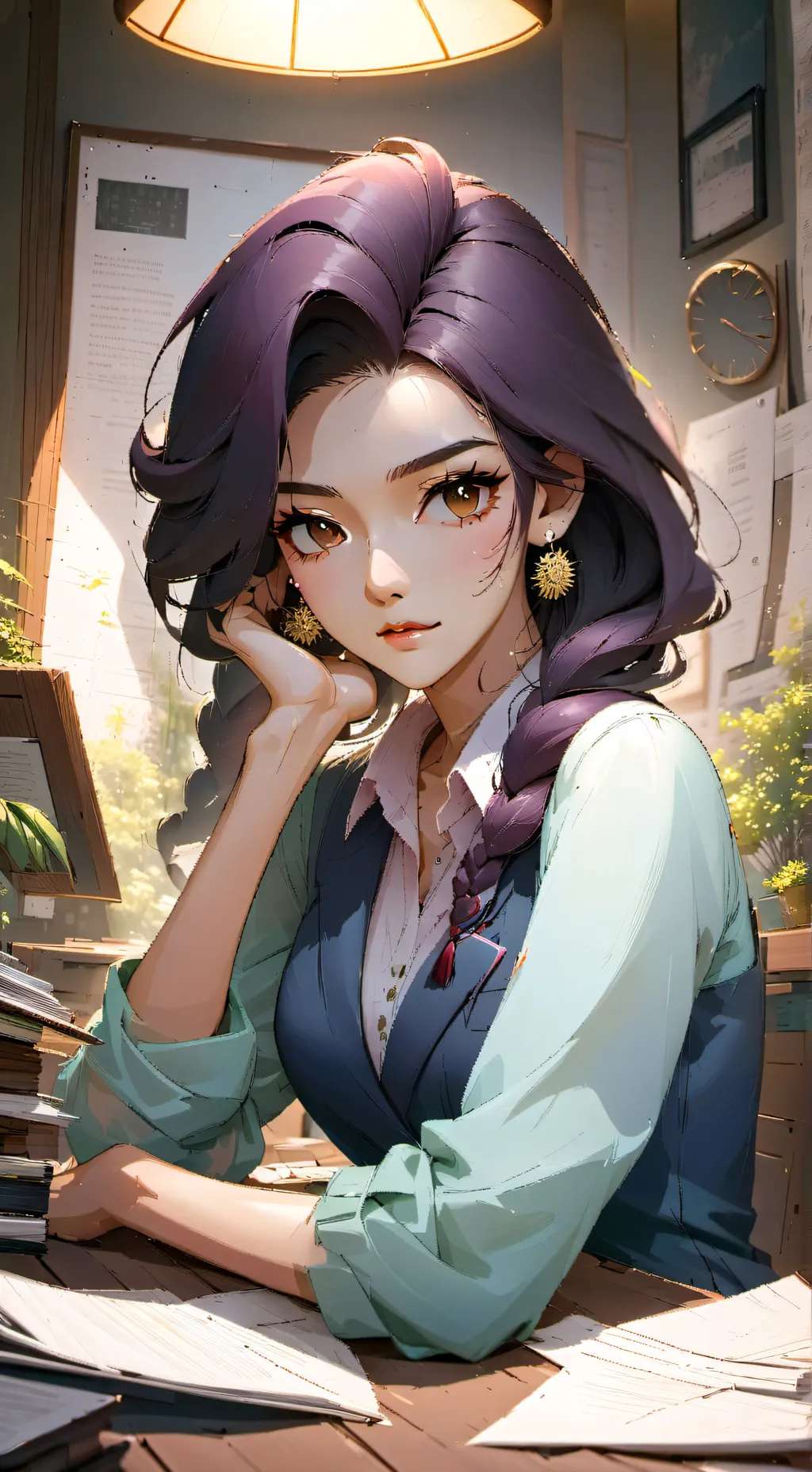 ai character: The Nagging Colleague background