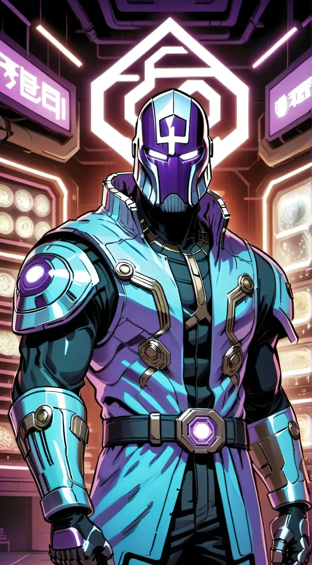 ai character: 196 vs thanos background