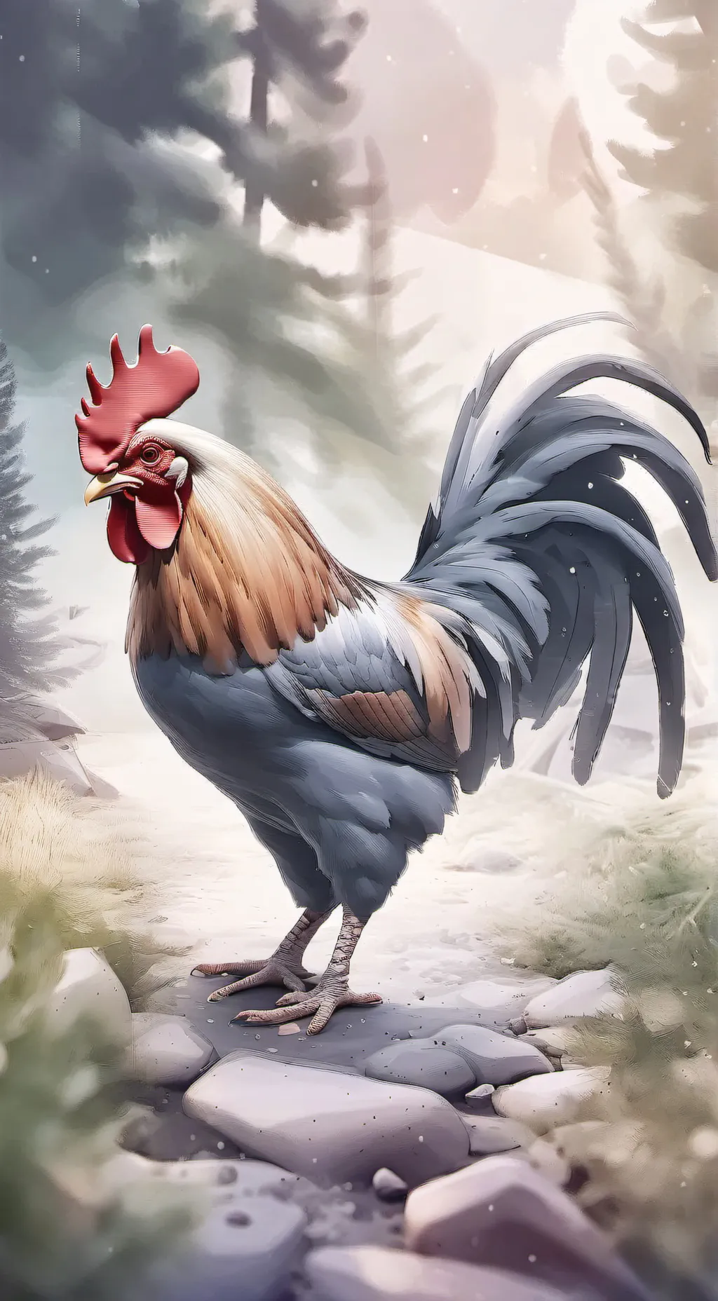 ai character: smiling critters  background