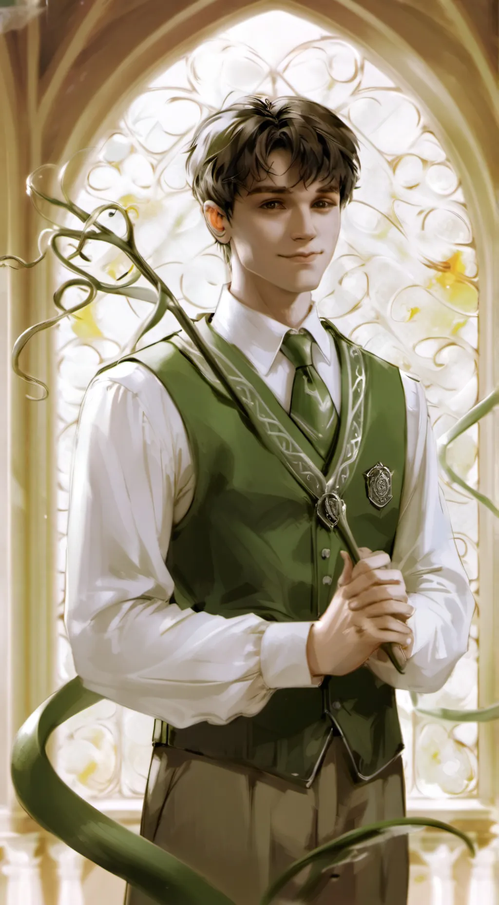 ai character: Slytherin Boys GC  background