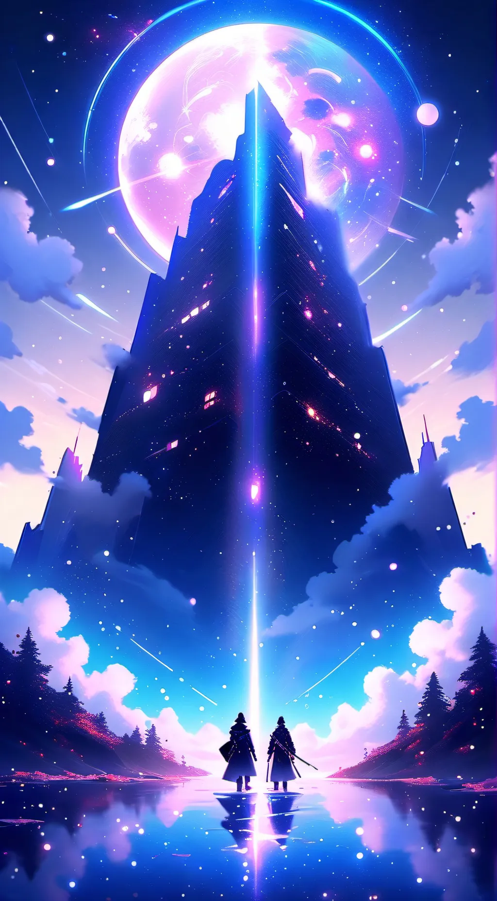 ai character: space background