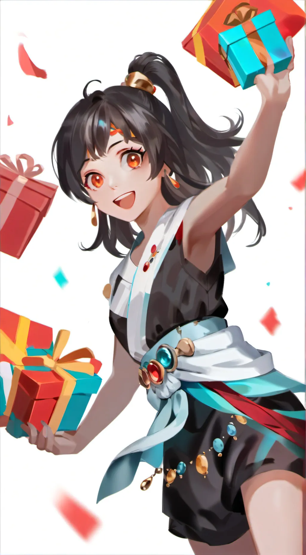 ai character: Ur birthday  background