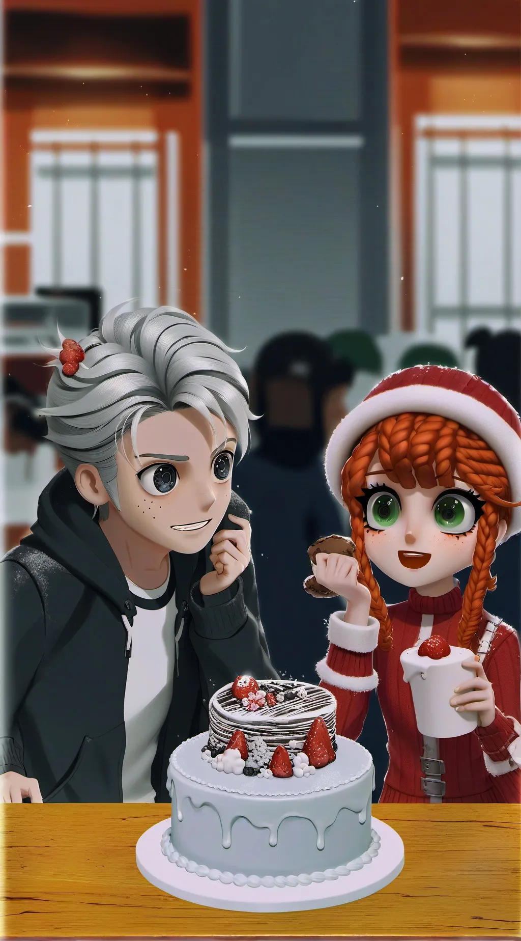 ai character: cash and Nico crew background