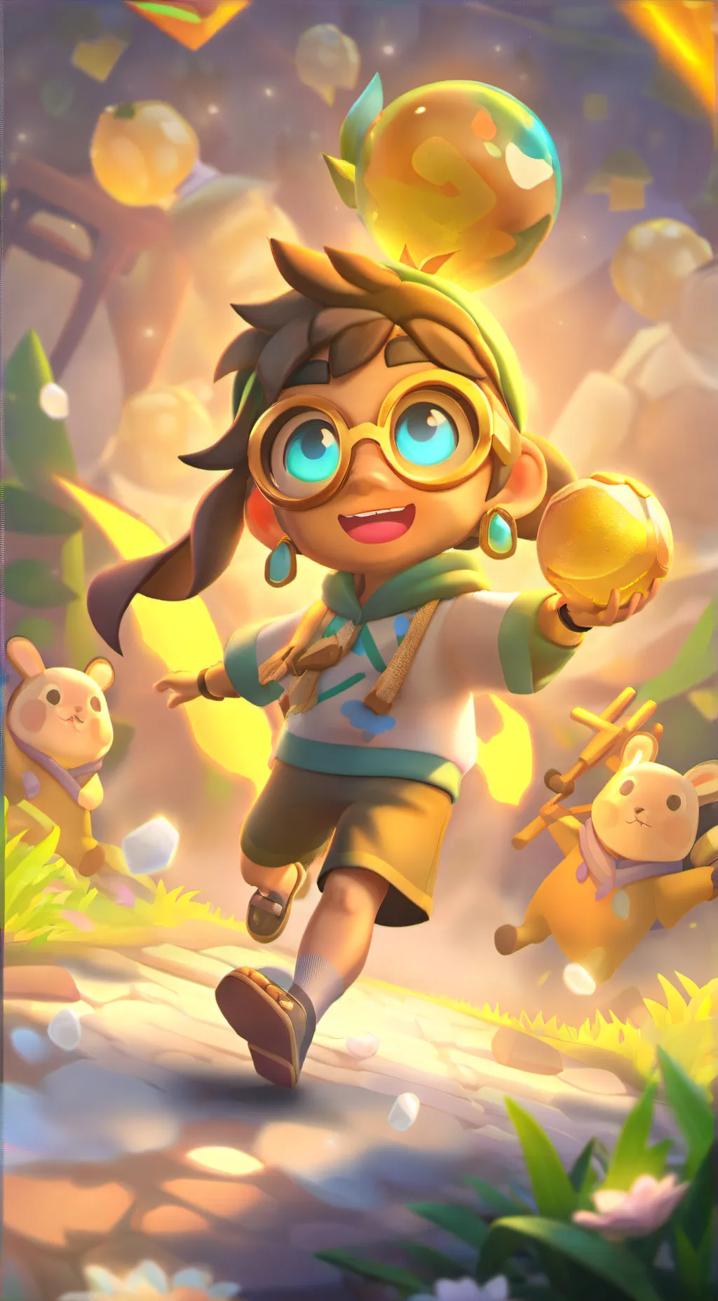 ai character: jjk weird gojo background