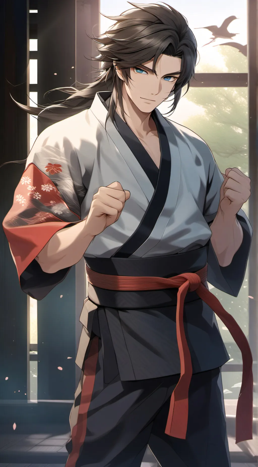 ai character: Senesi Koi background