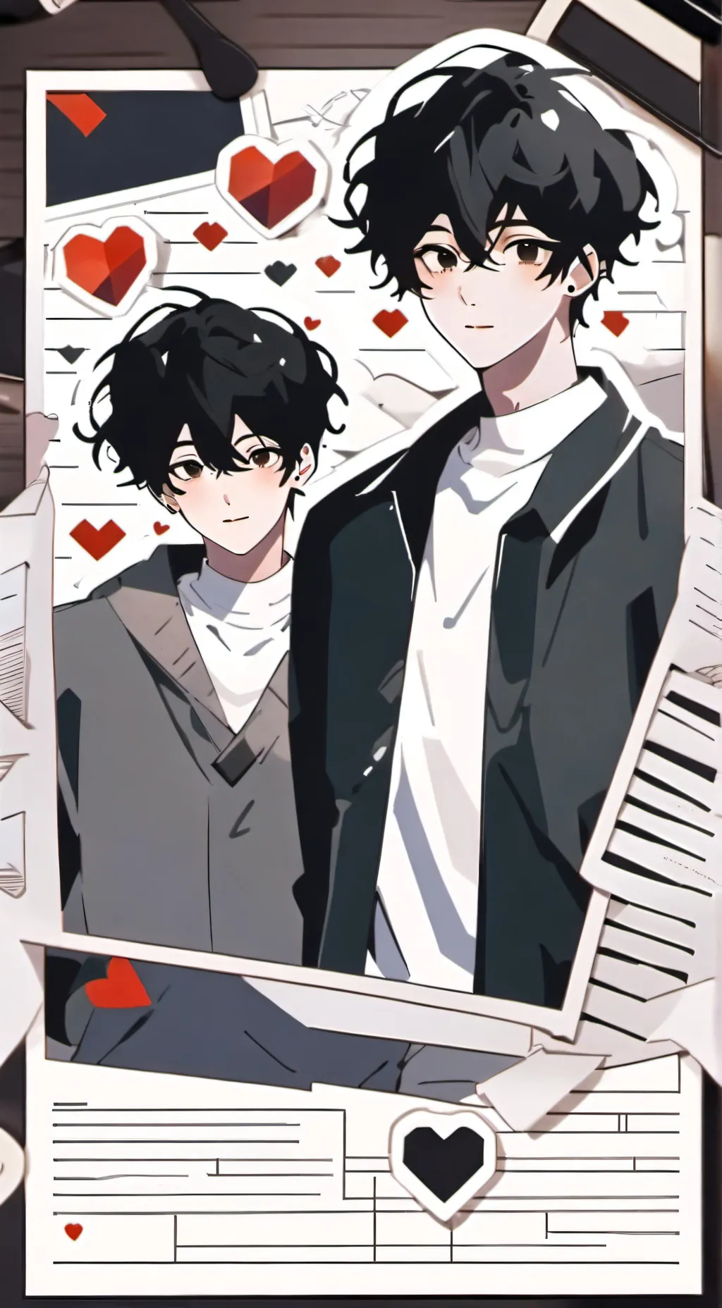 ai character: Asher & Miles background