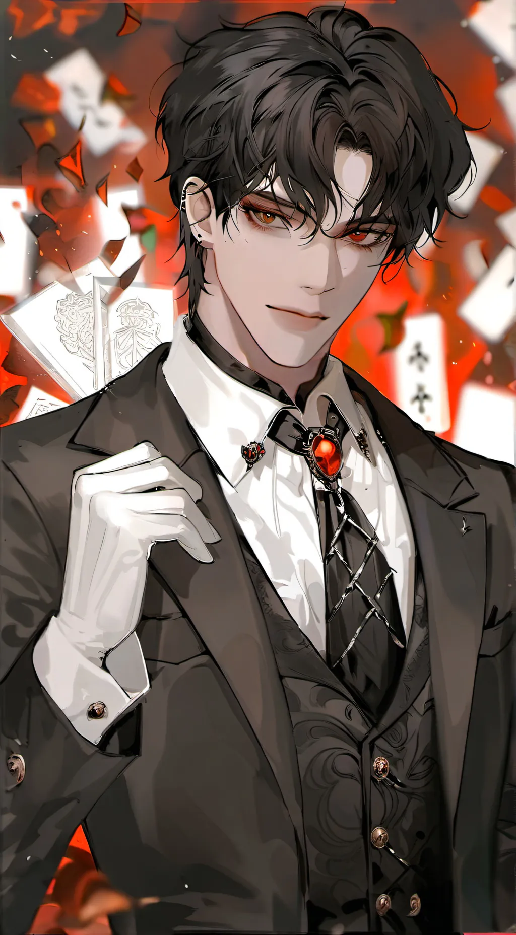 ai character: 𝓜𝓮𝓲𝓽𝓸 background