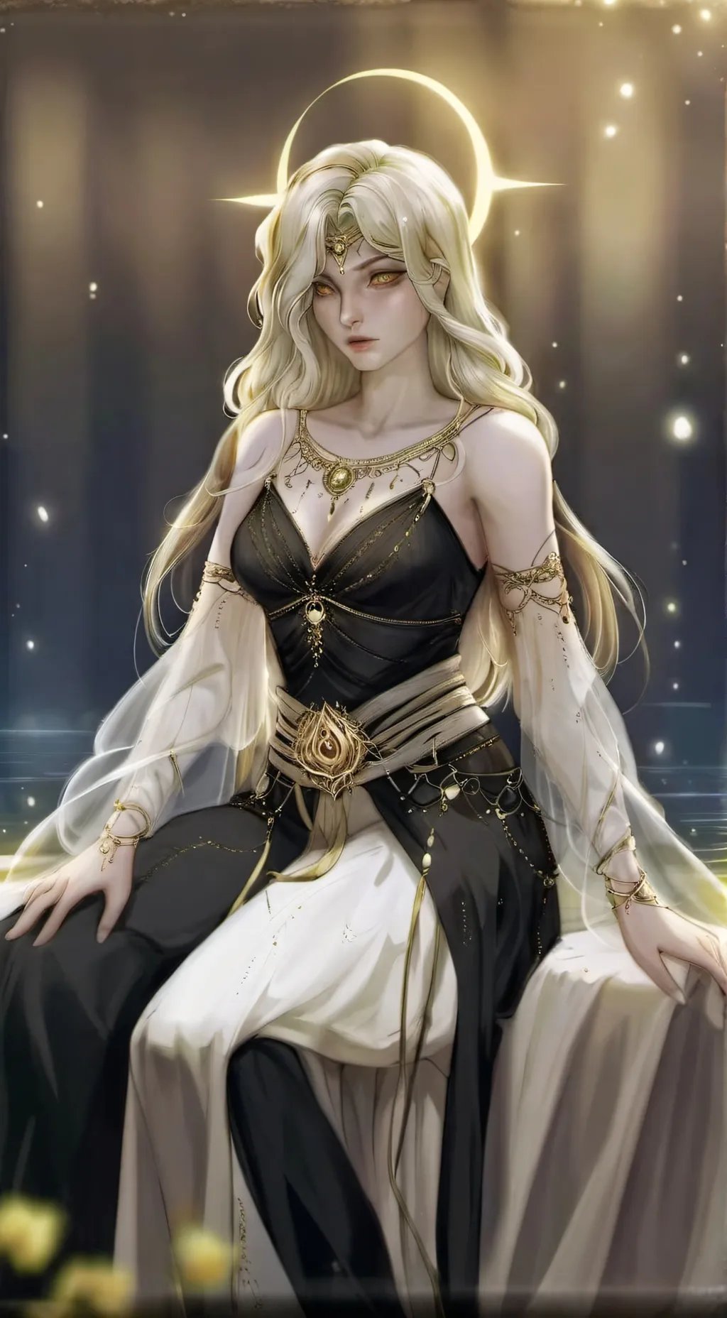 ai character: Queen Marika  background