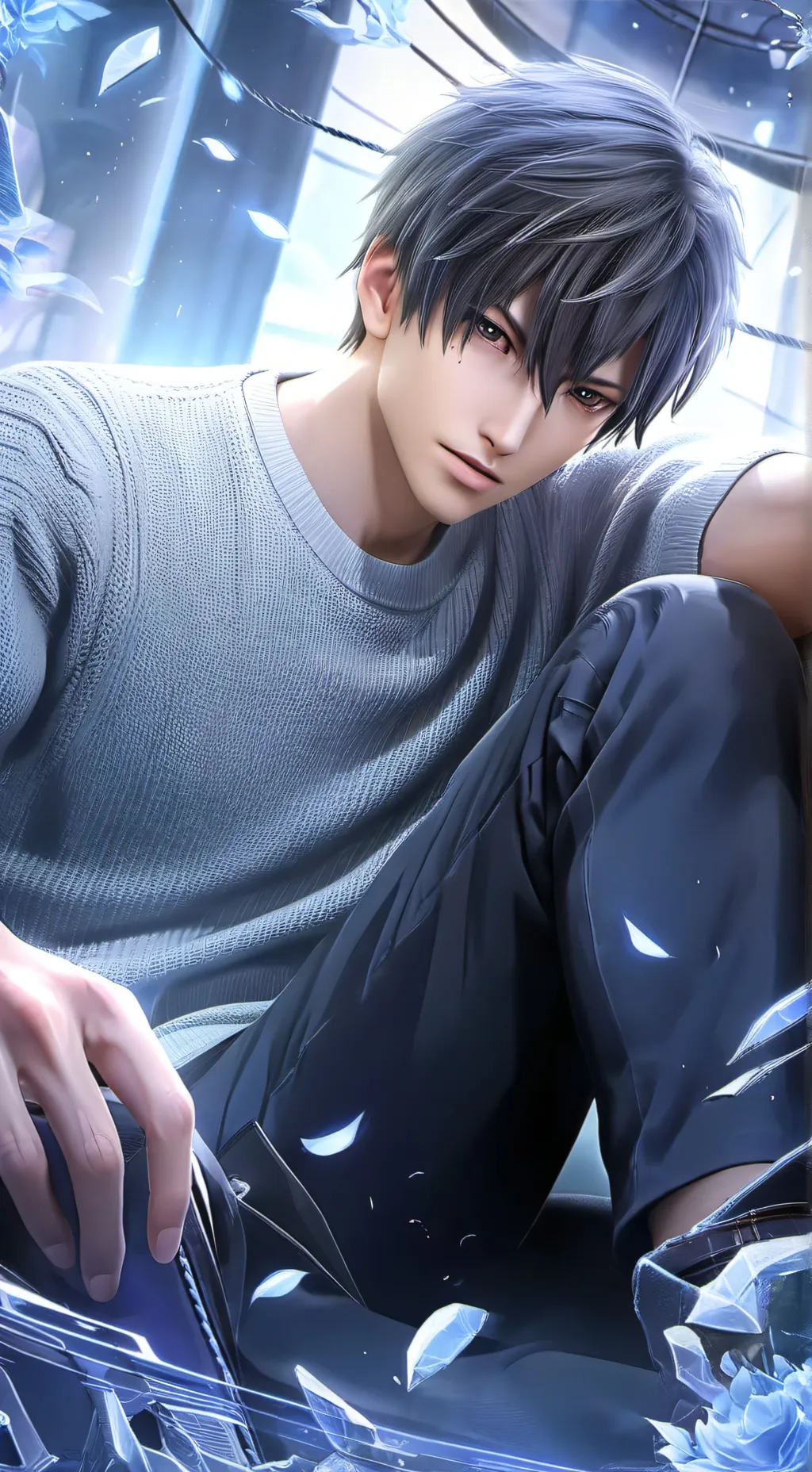ai character: The Clumsy Rival background