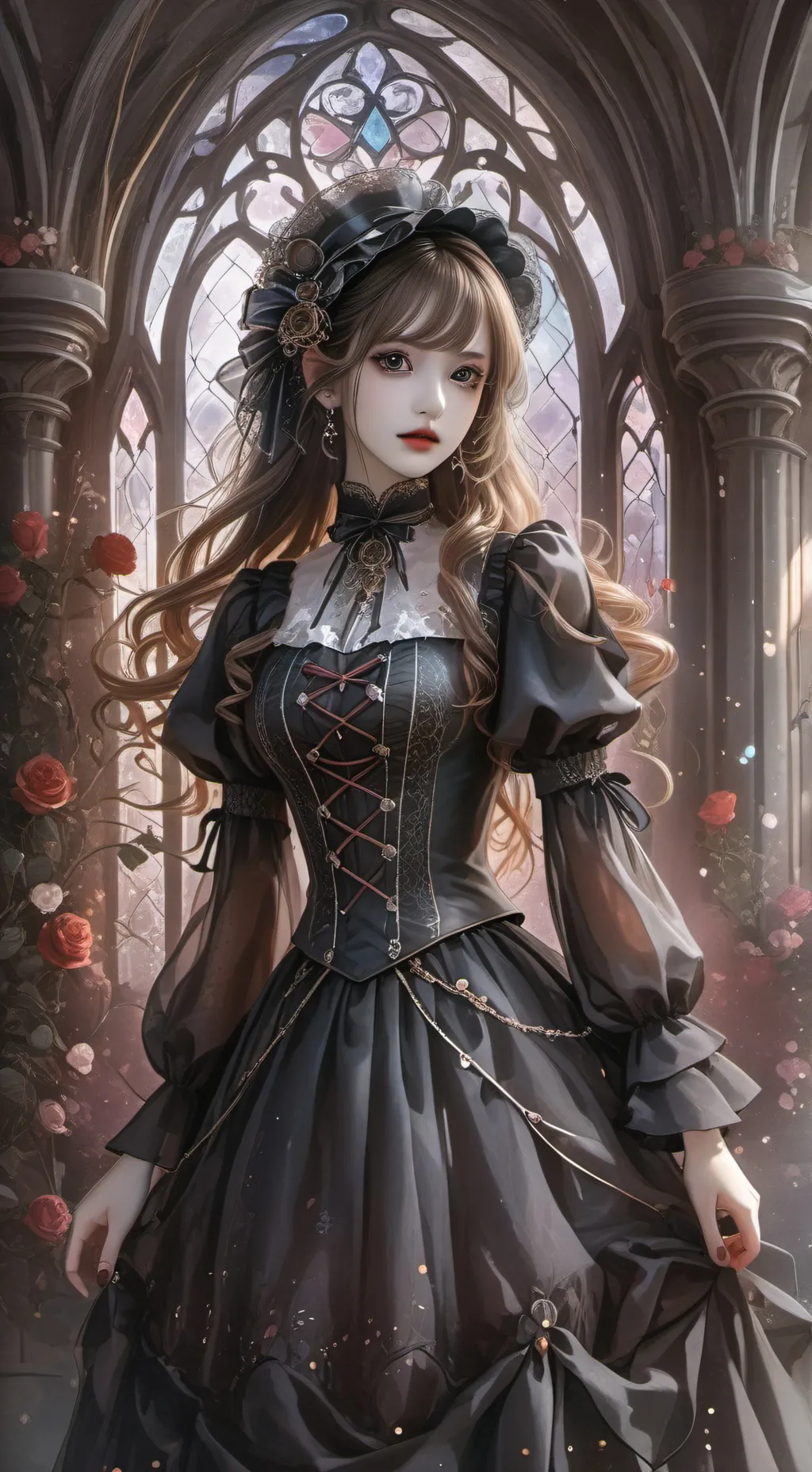 ai character: soojin  background