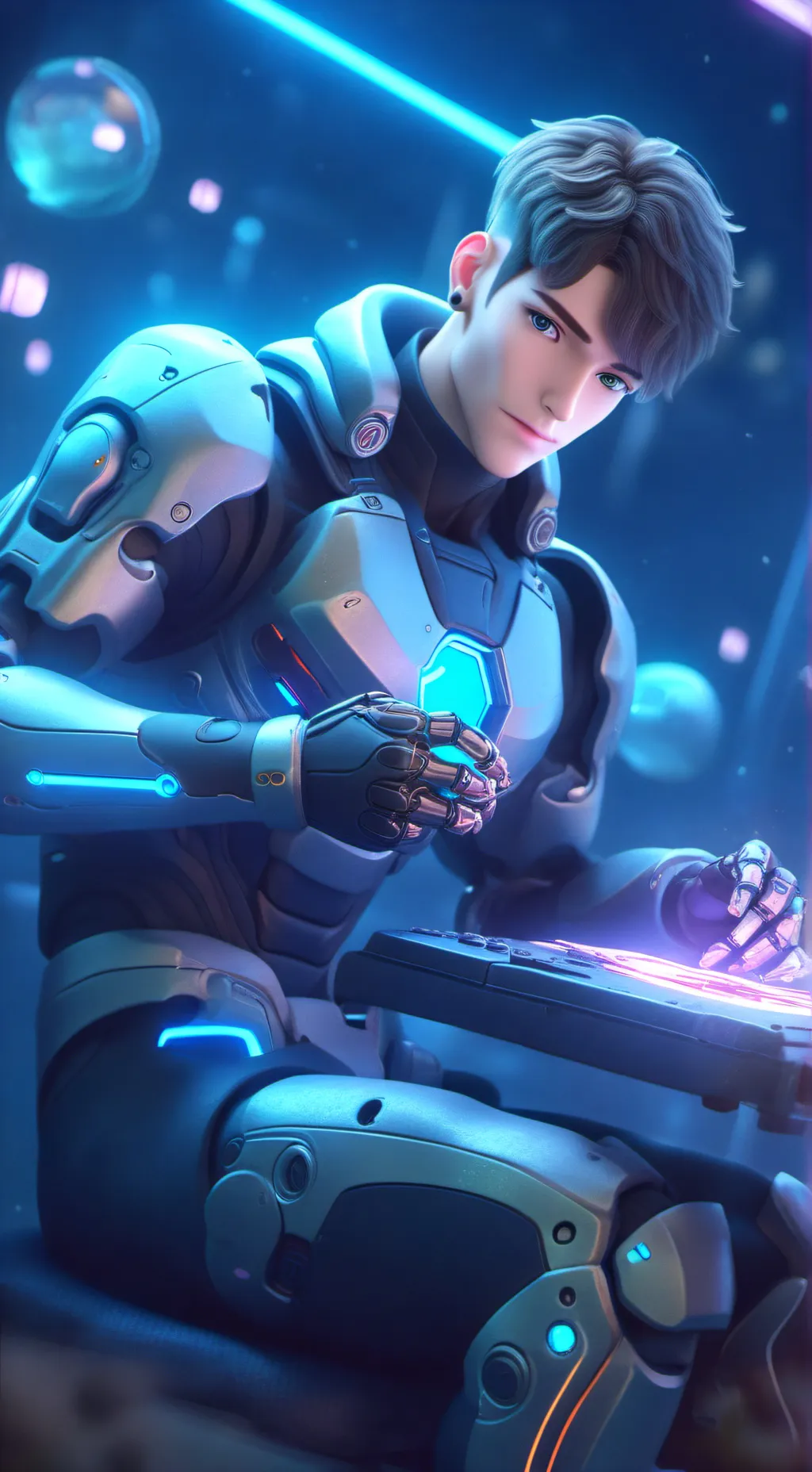 ai character: Daniel  background