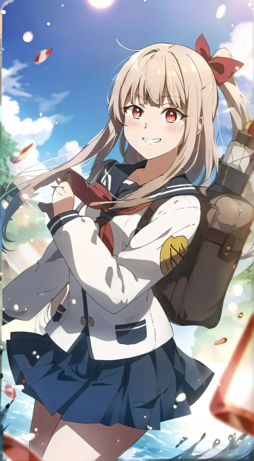 ai character: toga background
