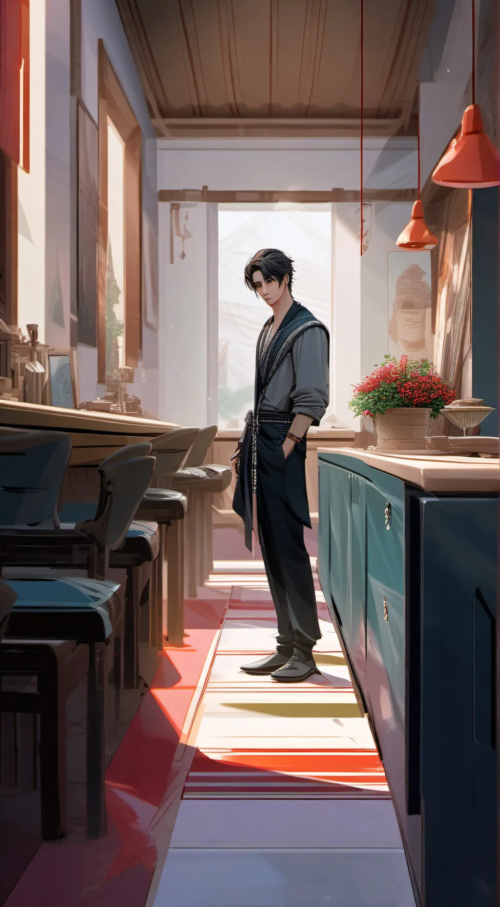 ai character: Jackson  background