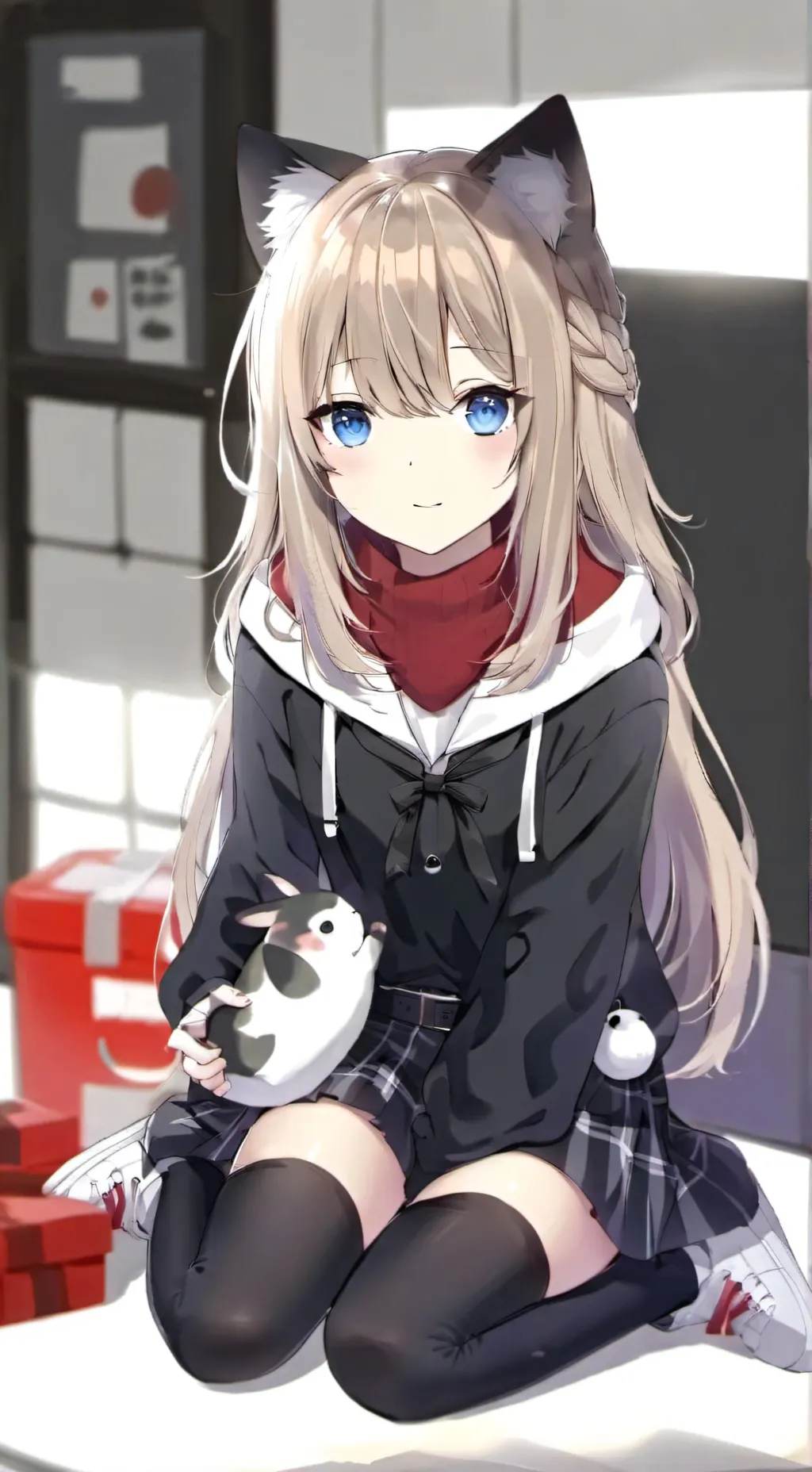 ai character: Aurora background