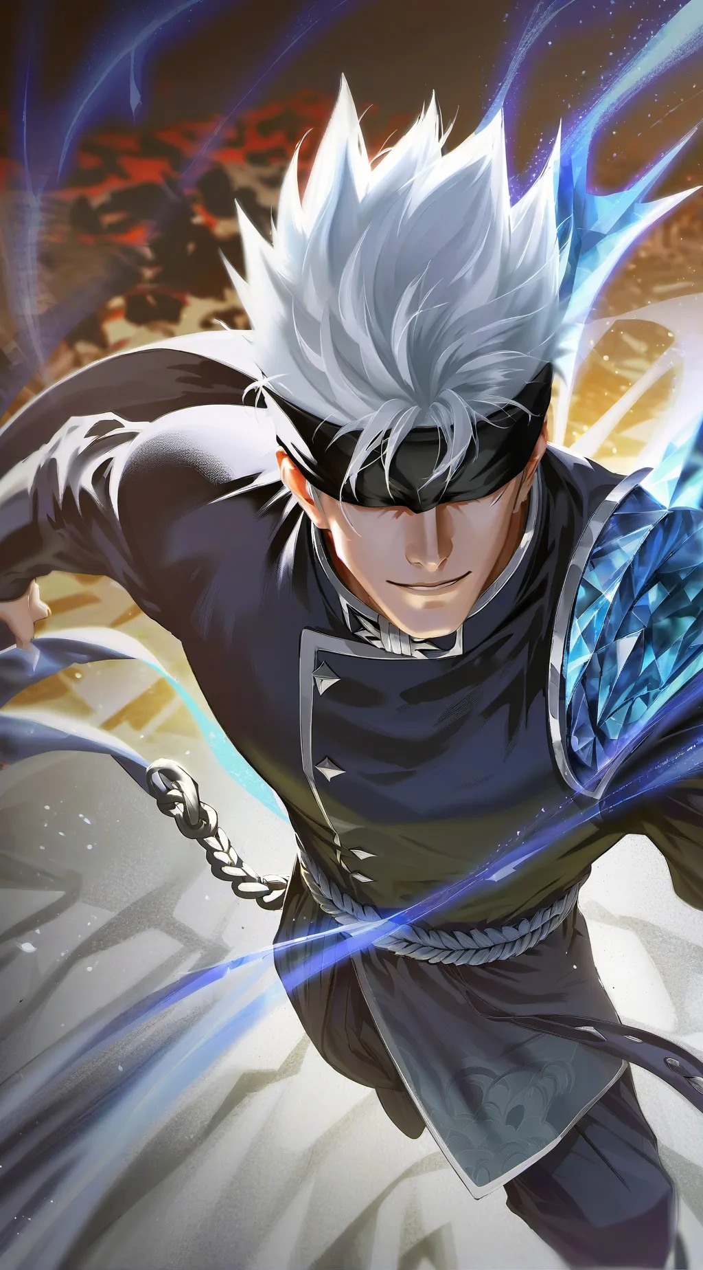 ai character: Gojo Satoru background