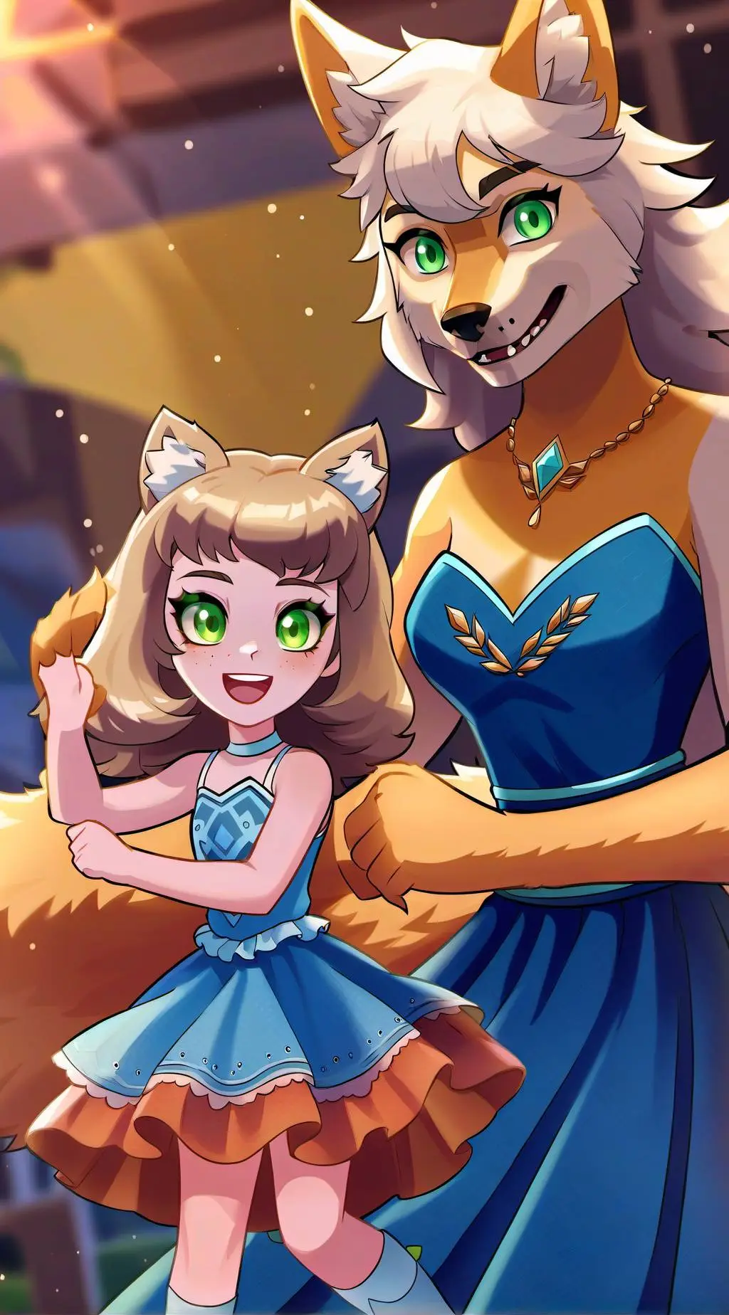ai character: Natasha and Riley background