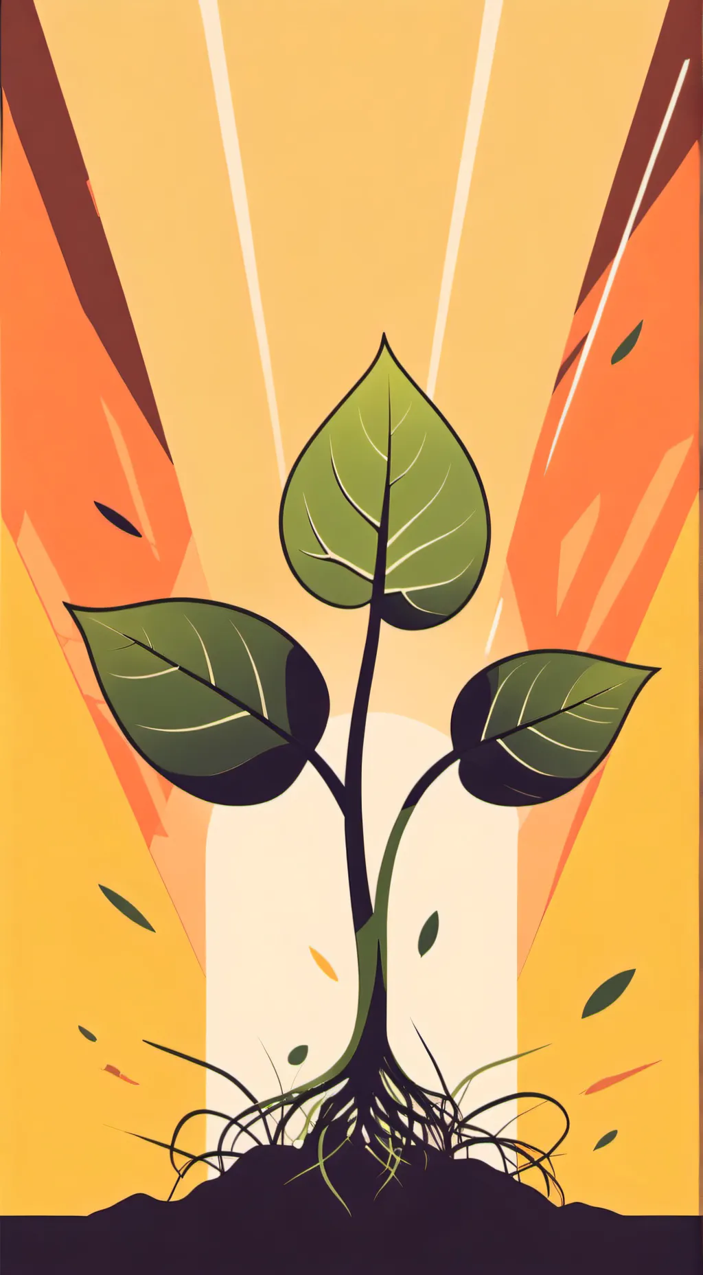ai character: sprout background