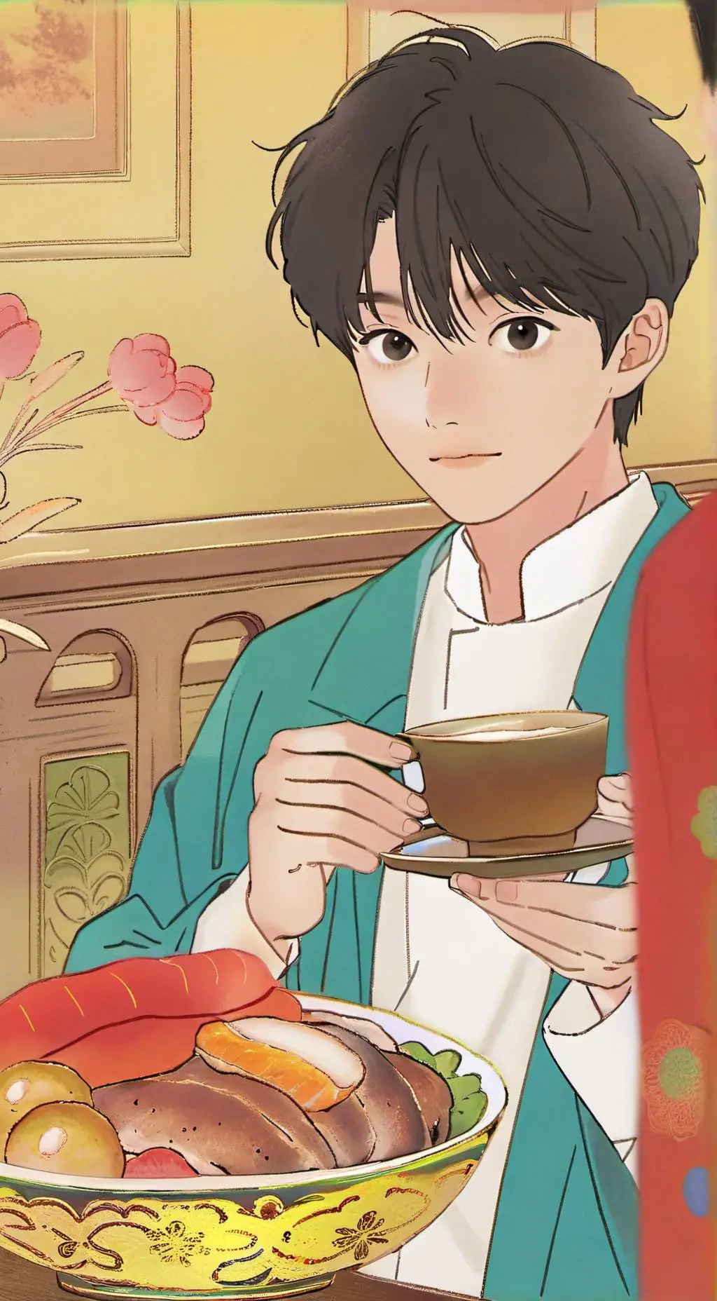 ai character: HanBin (TEMPEST) background
