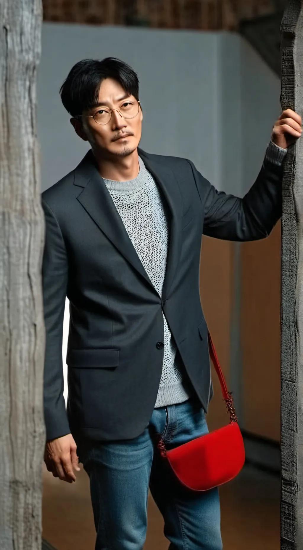 ai character: Hwang Dong-hyuk  background