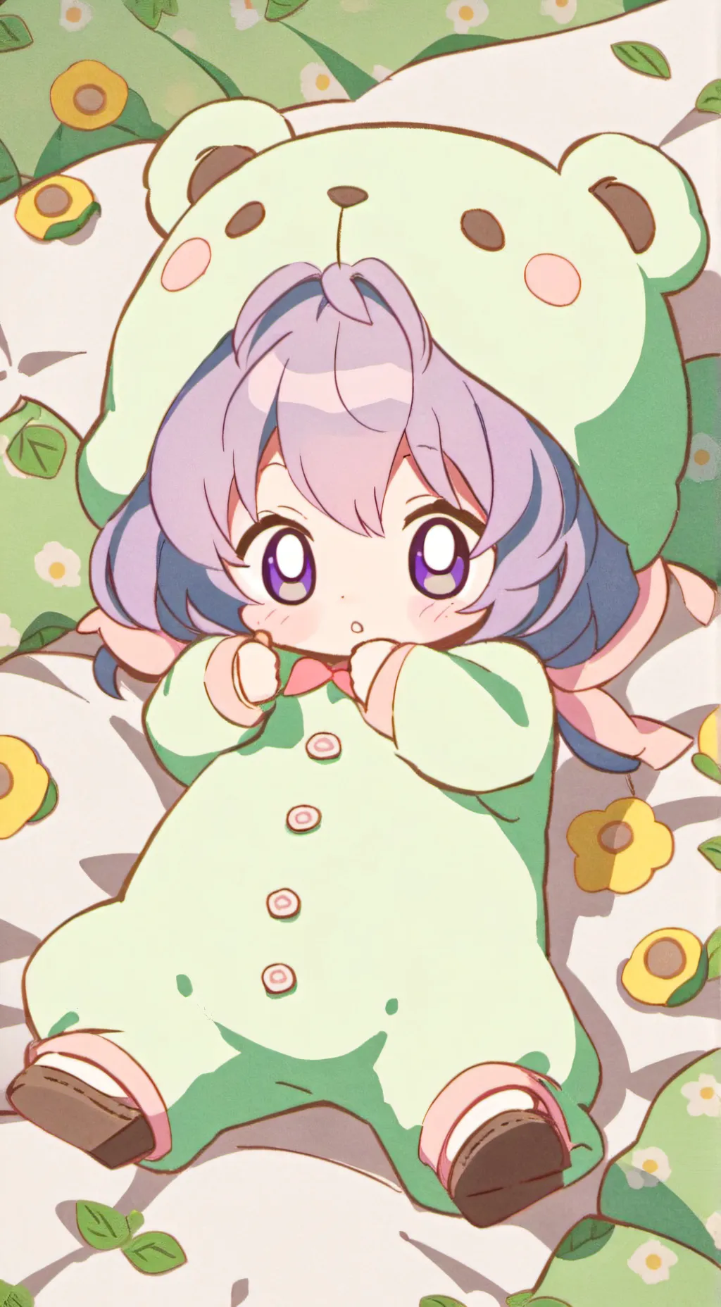 ai character: Angélica  background