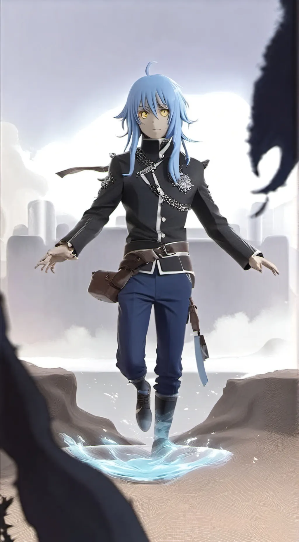 ai character: Rimuru tempest background