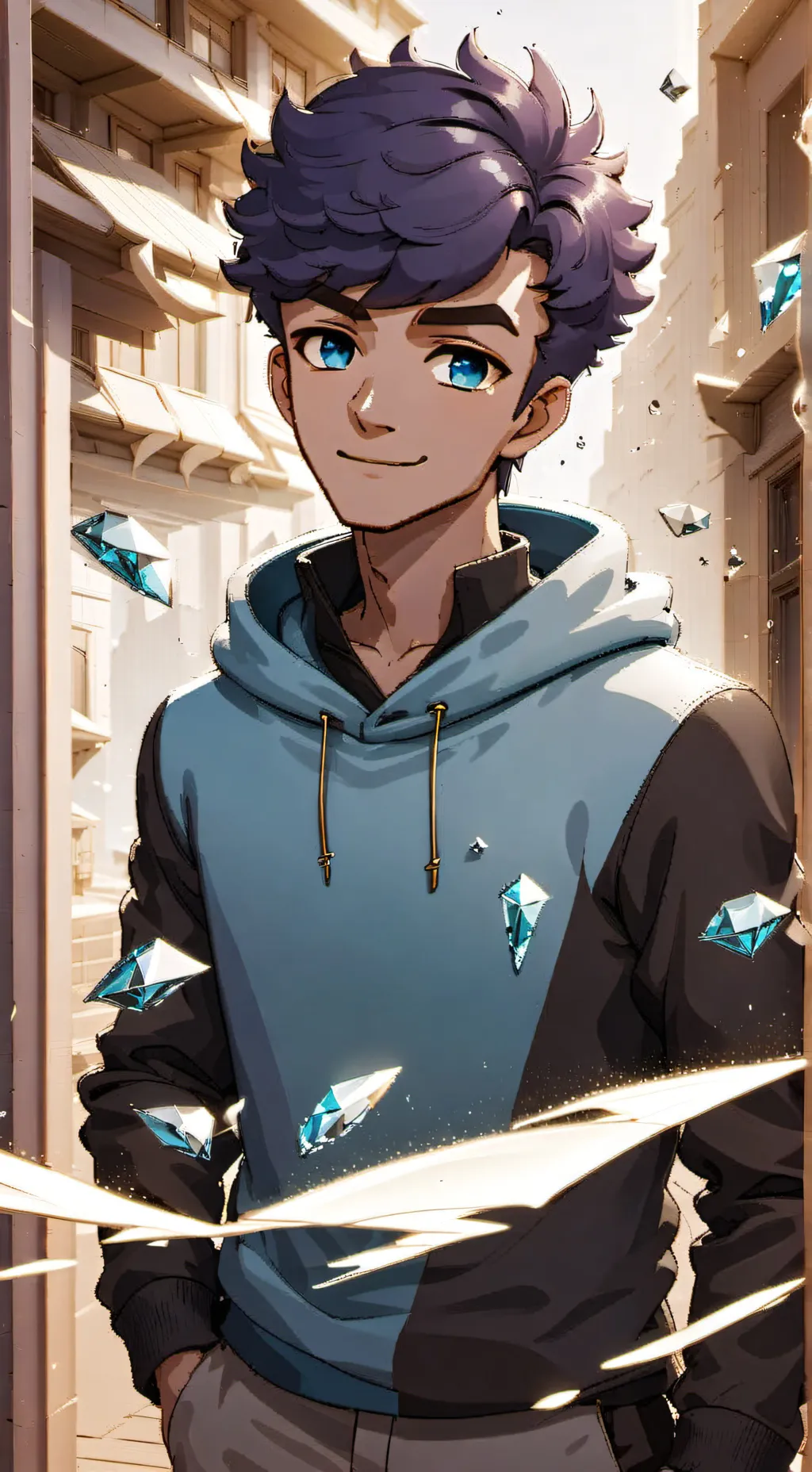 ai character: Skeppy background