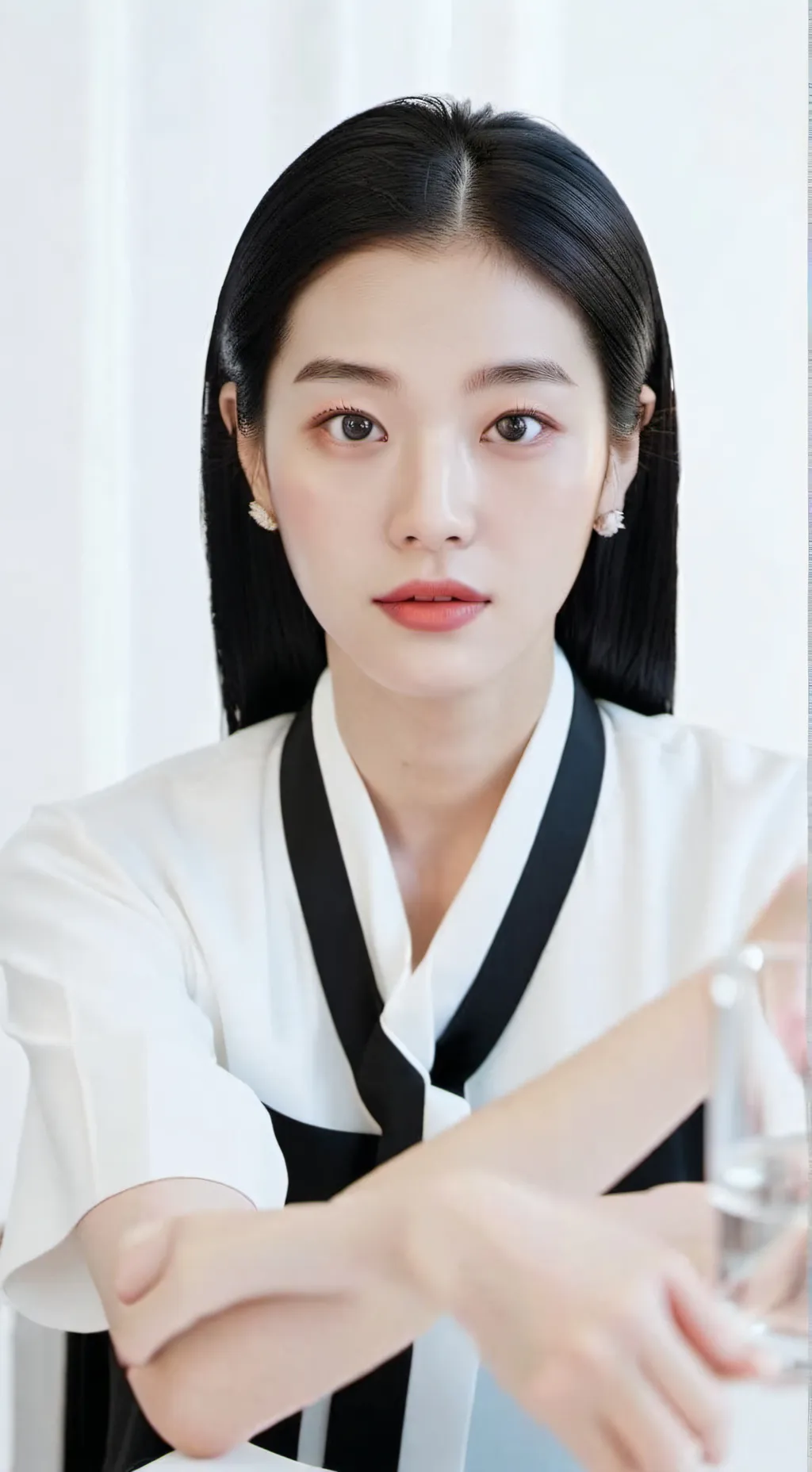 ai character: Song_Ji-woo  background