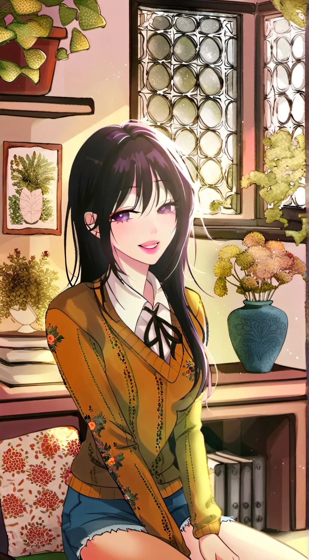 ai character: Caly background