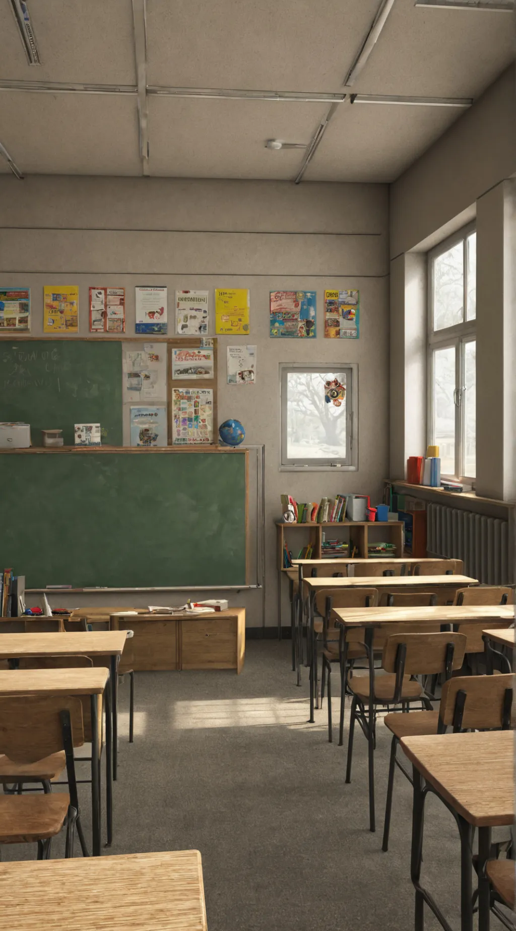 ai character: Villa Med School background