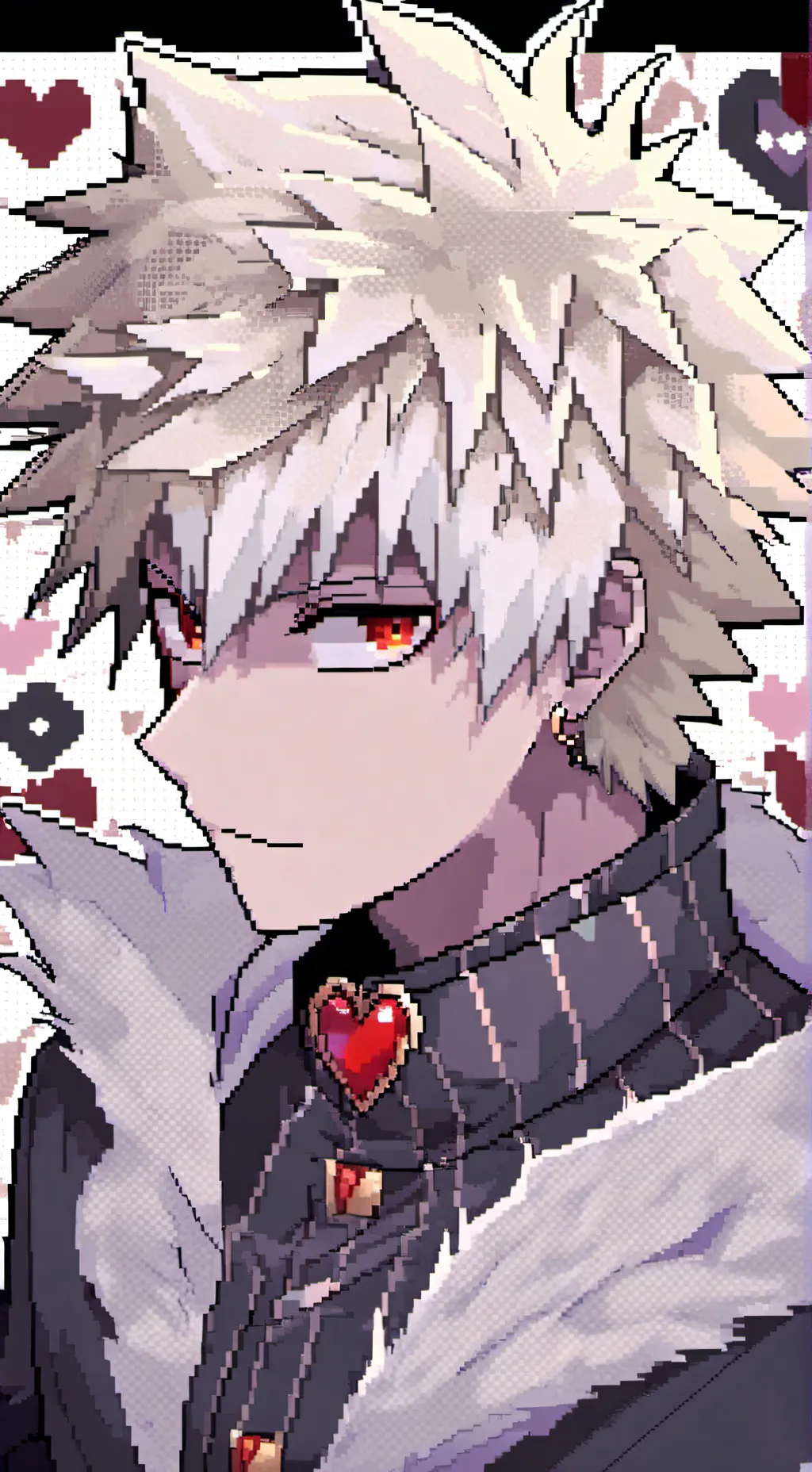 ai character: MHA•Valentines background