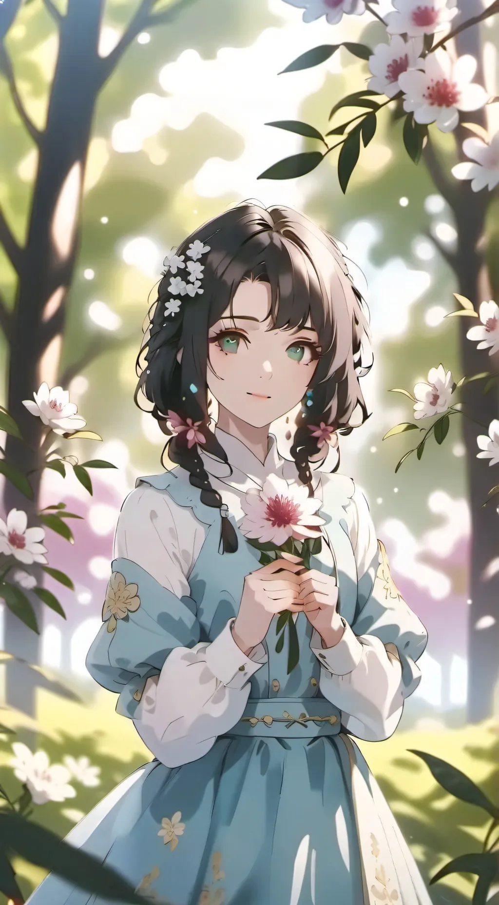 ai character: Marie et Maxence background
