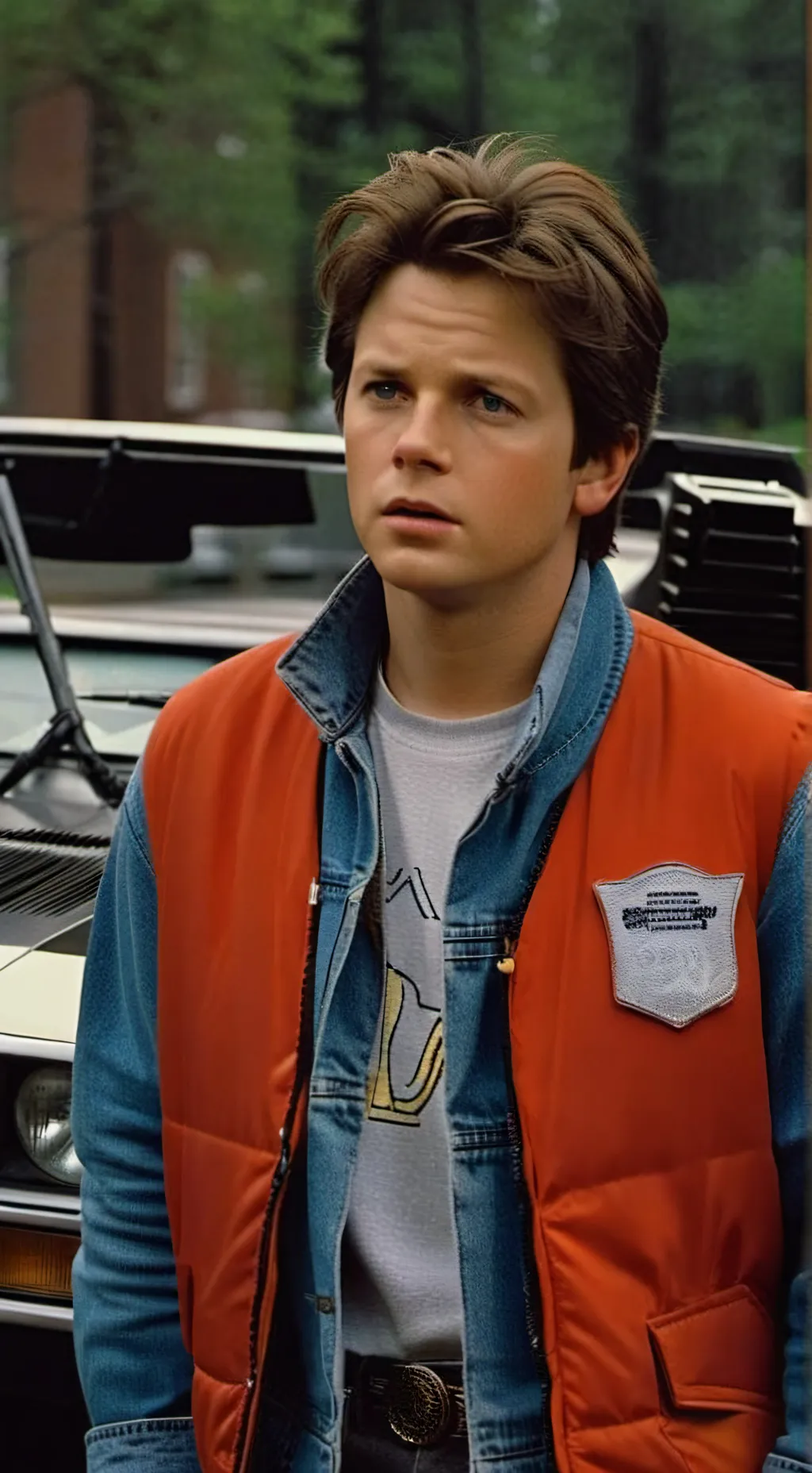 ai character: marty mcly  background
