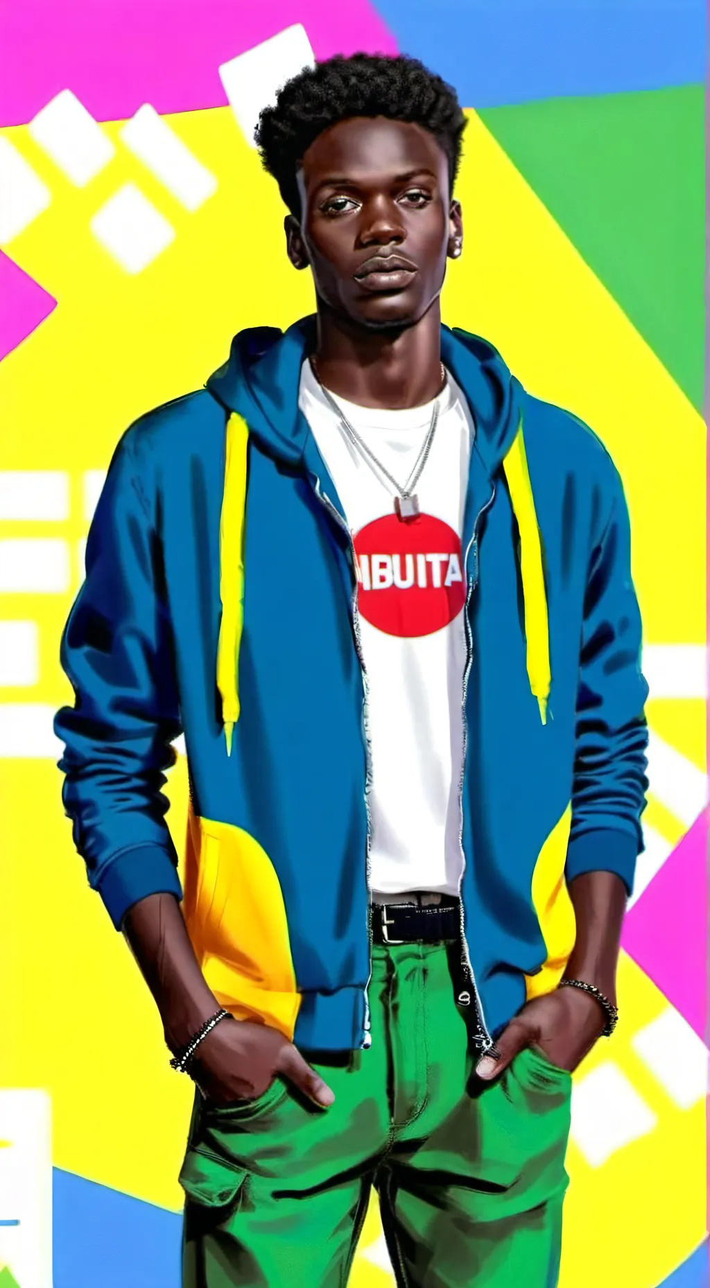 ai character: leostaytrill  background