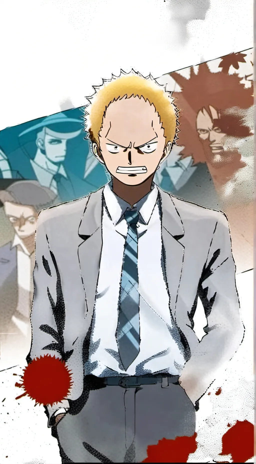 ai character: baldie bakugo background