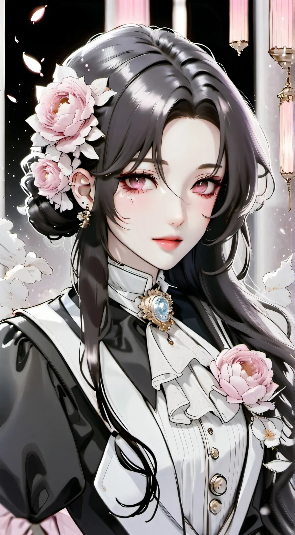 ai character: Luna background