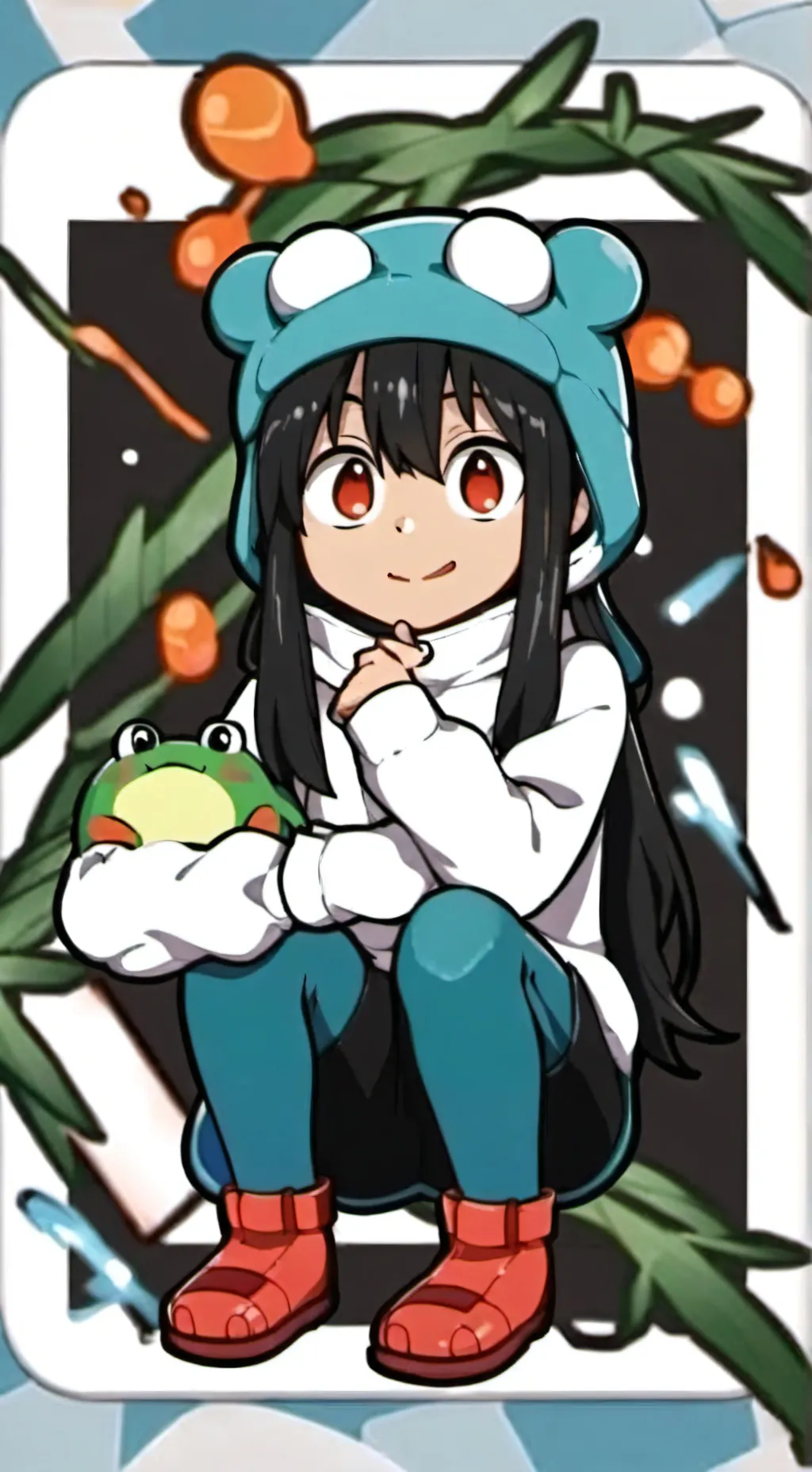 ai character: asui  background