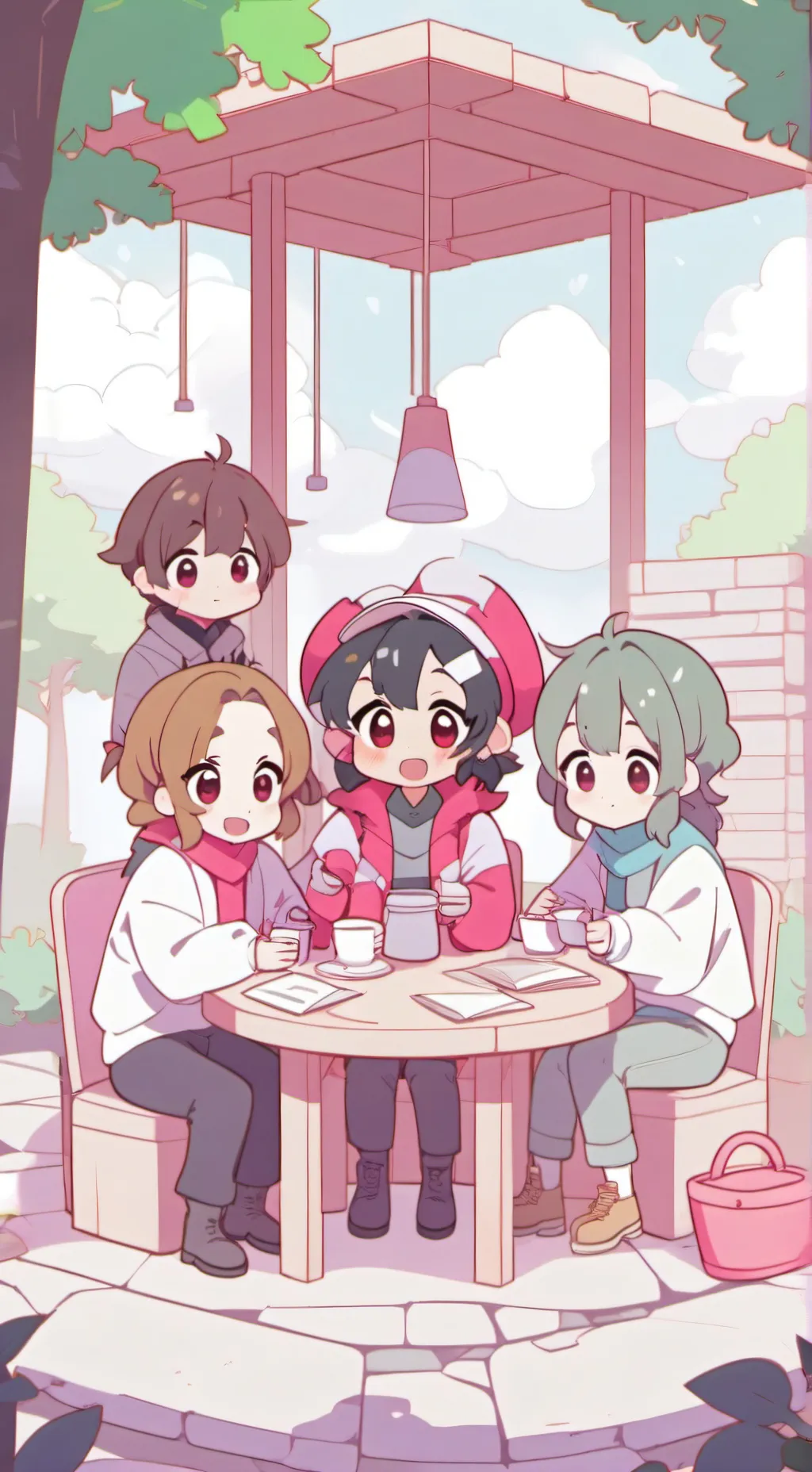 ai character: kny background