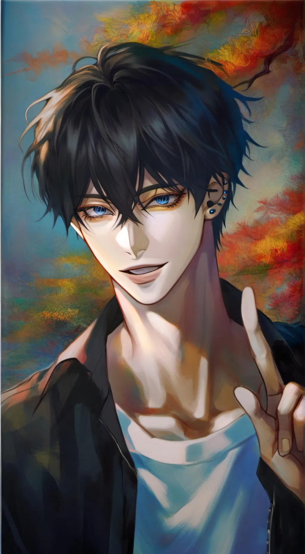 ai character: ☆..Daemion..☆ background